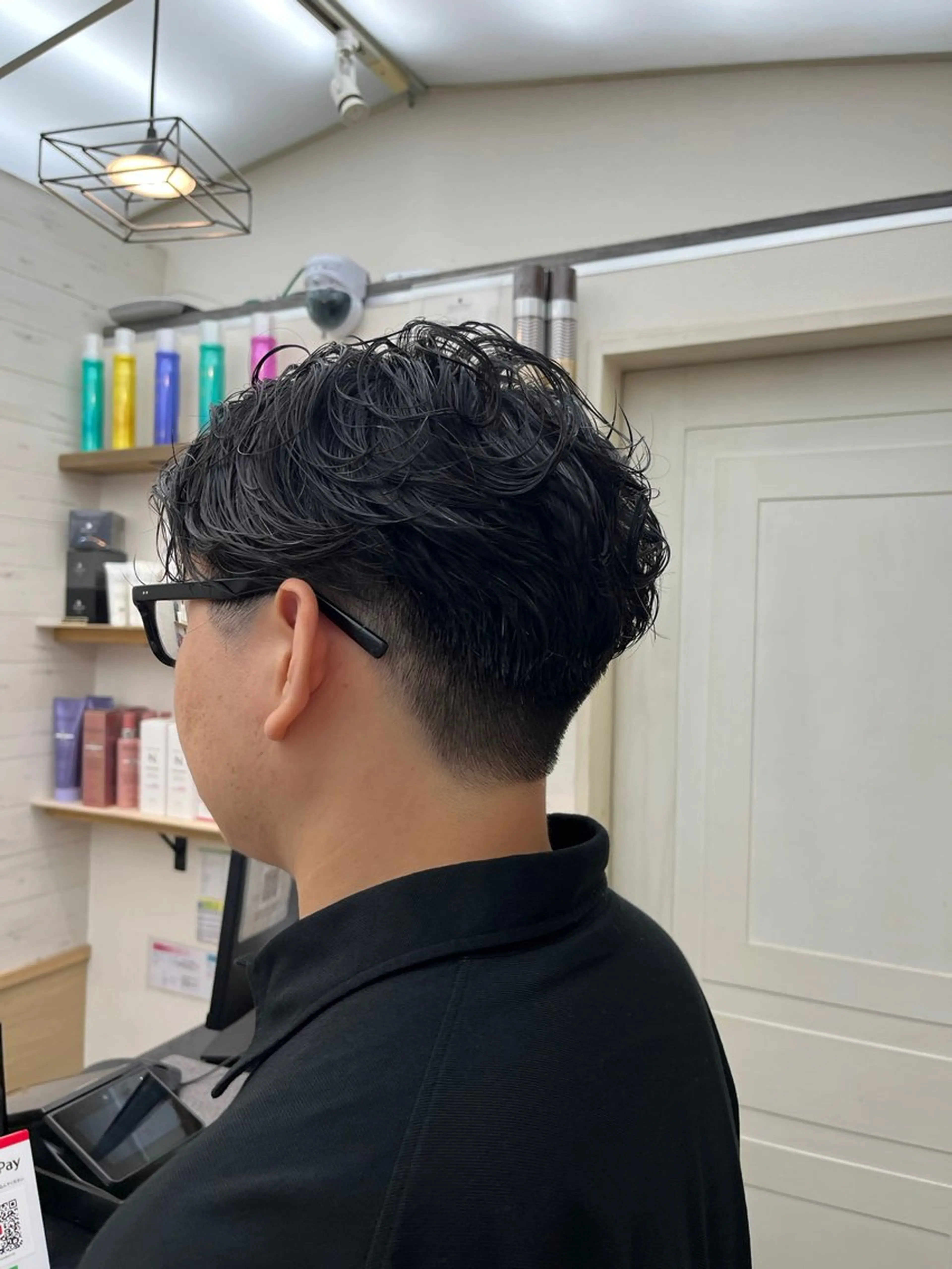 パーマ メンズ RIKU⚡️毛流れ ヘア×眉ワックスのヘアスタイル