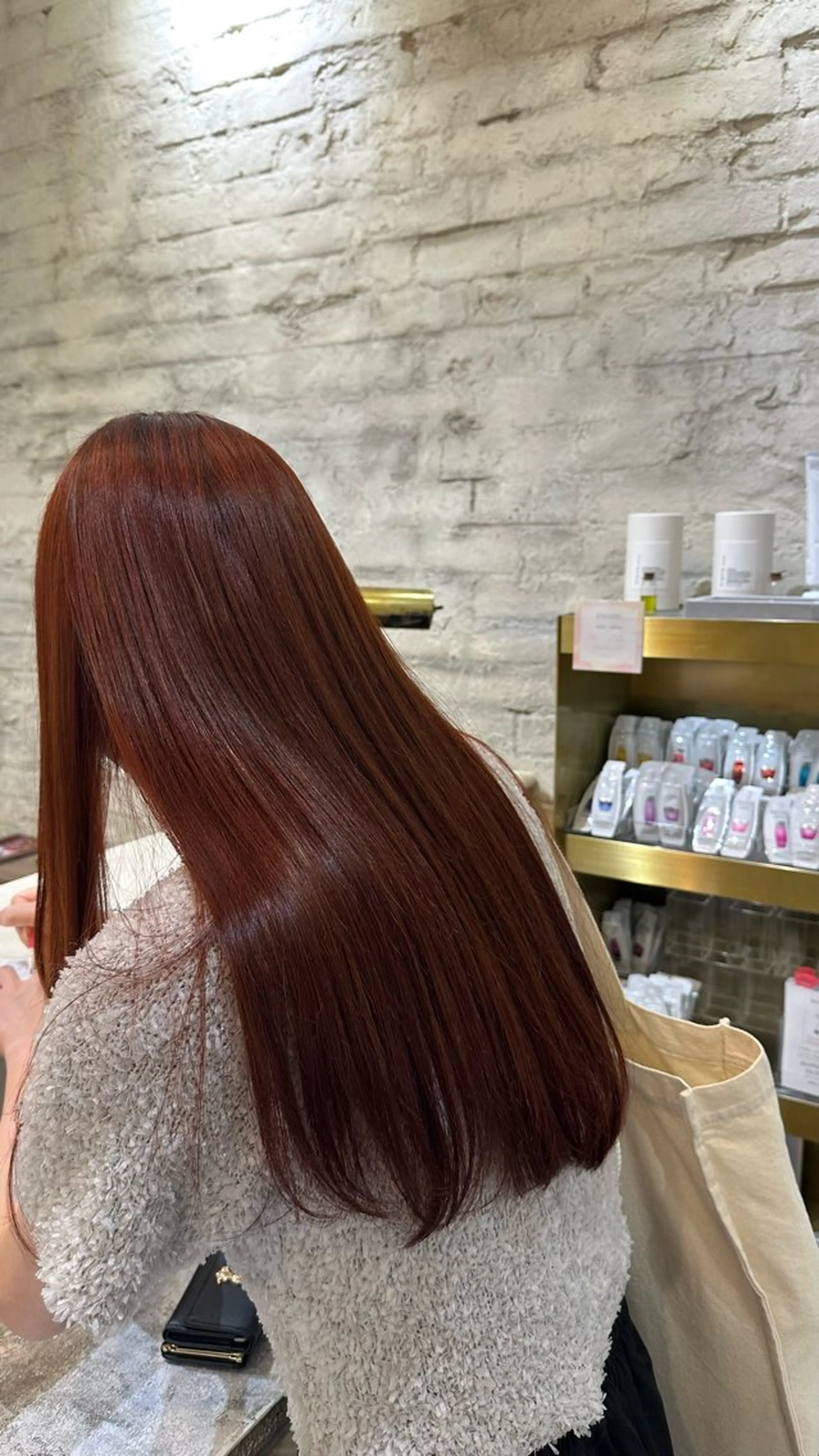 ロング カラー ミタムラ ユナのヘアスタイル