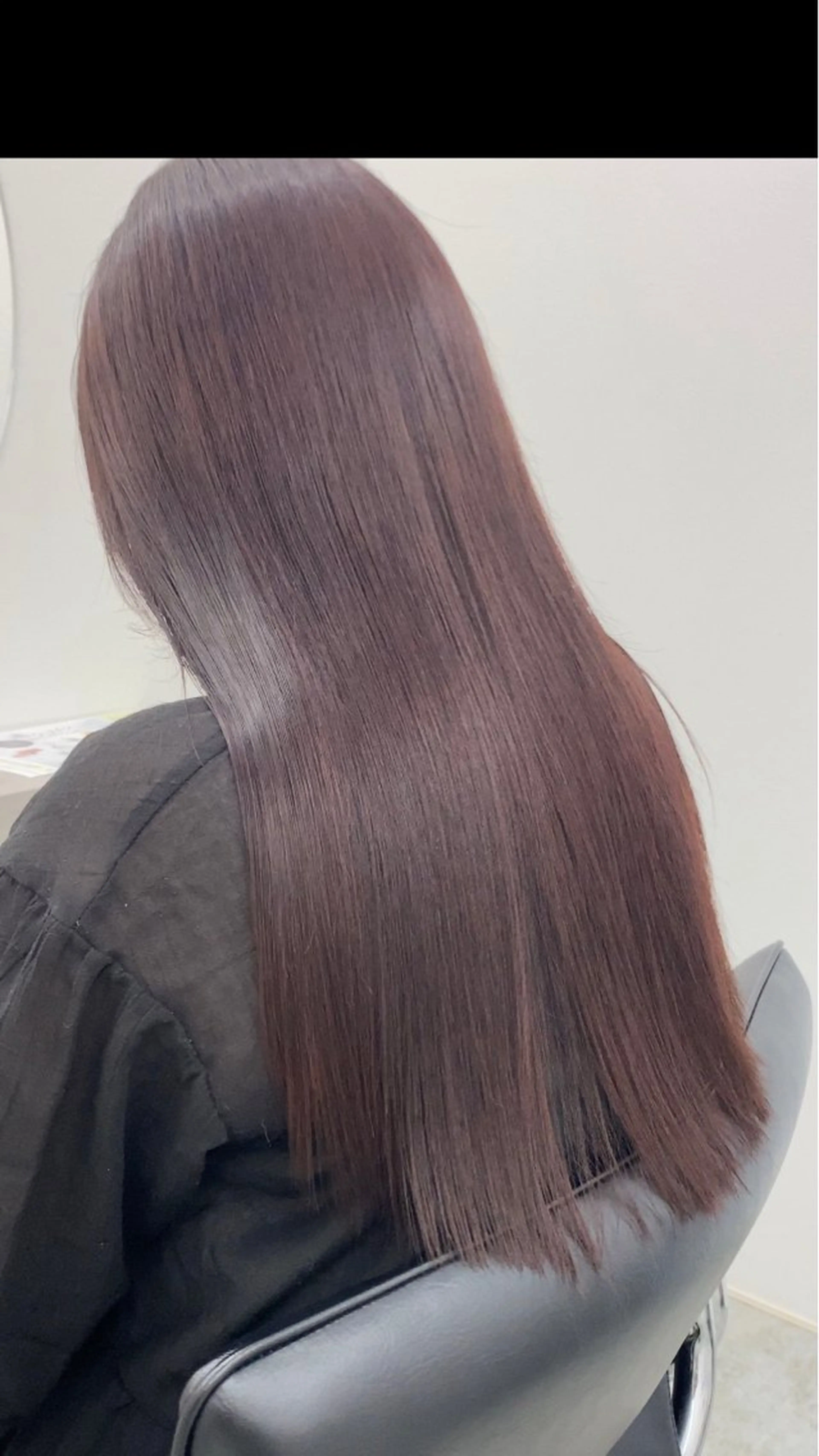 ロング 松林 加菜のヘアスタイル