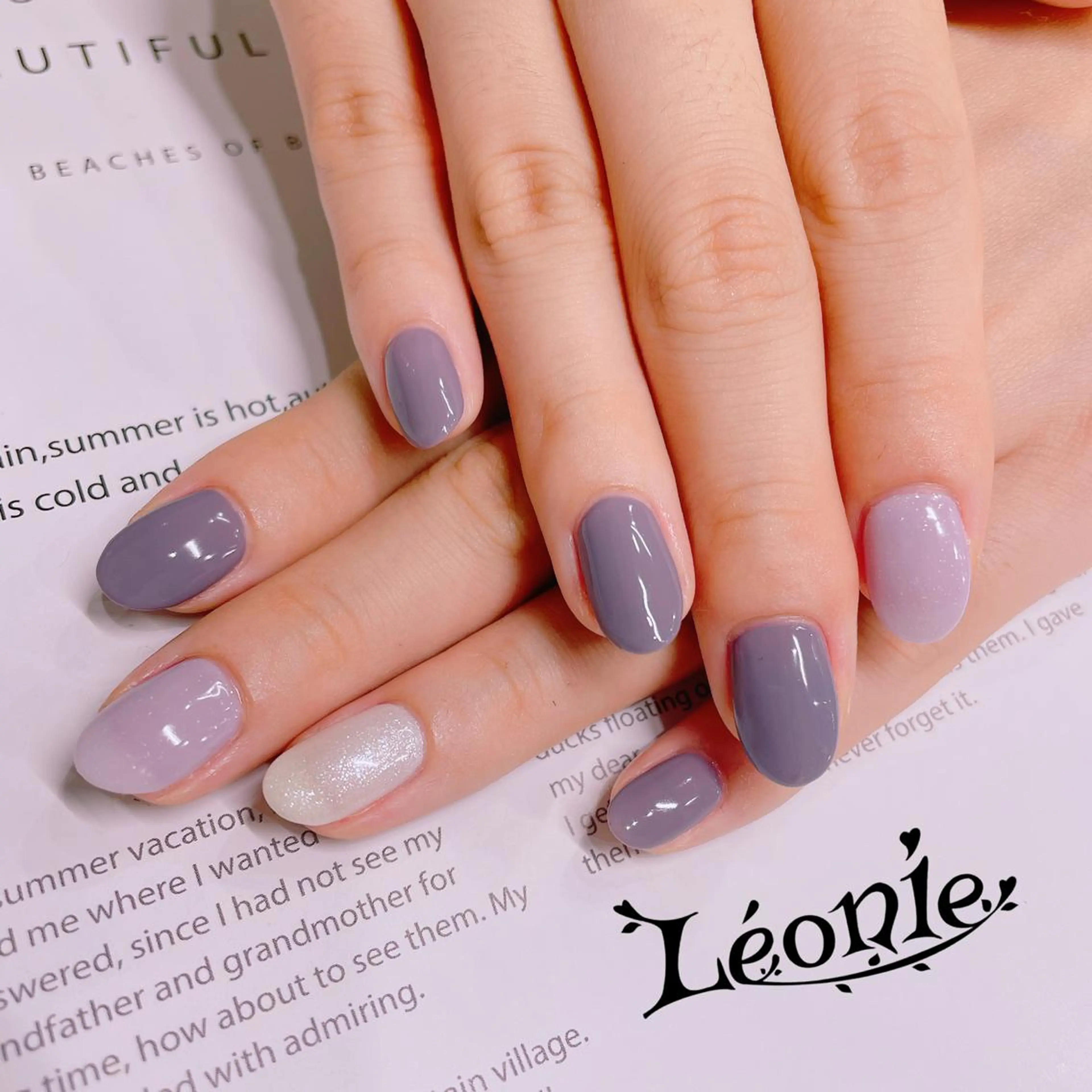 ネイル ワンカラーネイル Leonie misuzu. oのネイルデザイン