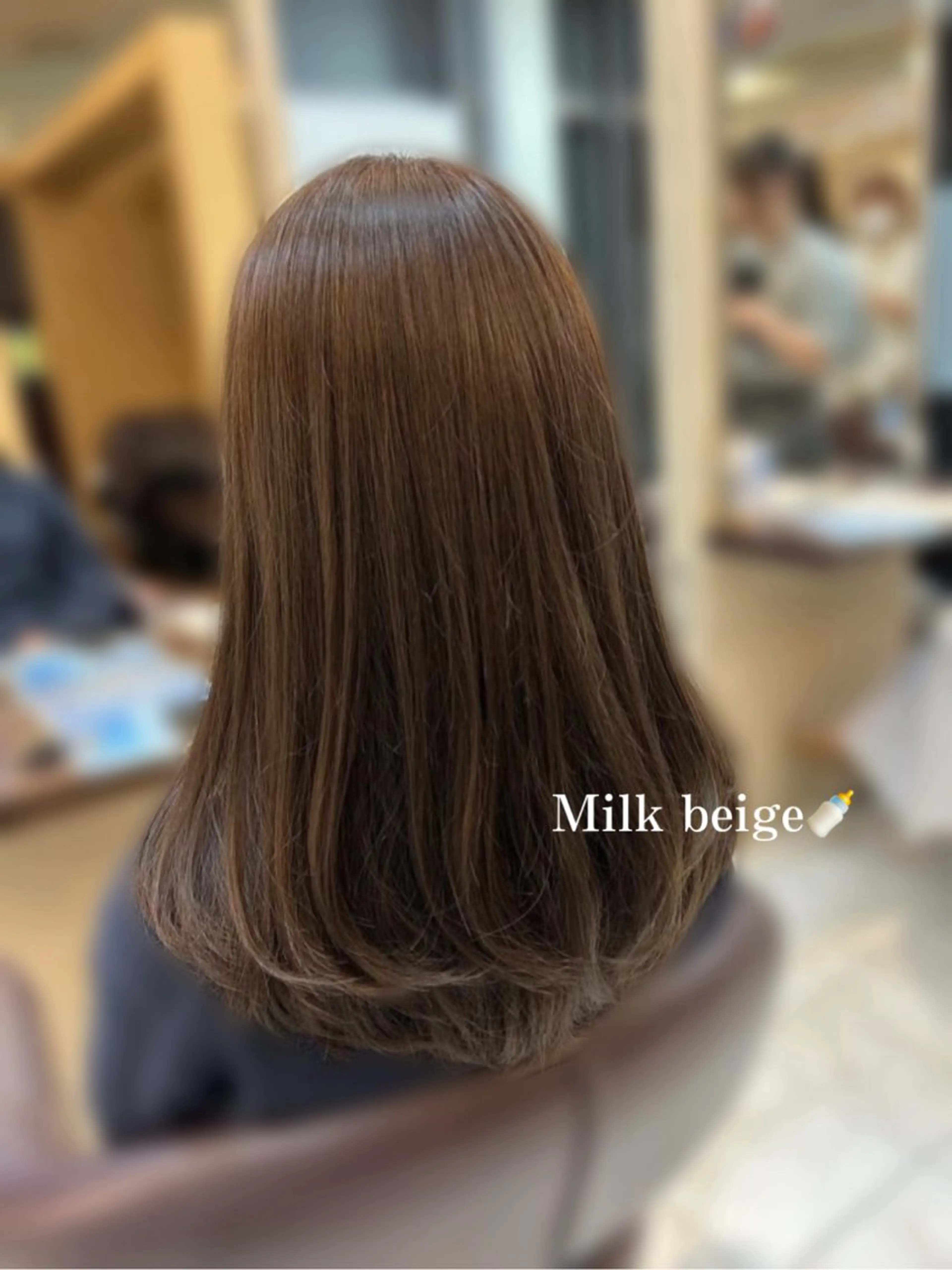 ロング カット ヘアカラー トリートメント 🧸HARUNA 艶髪✨透明感🫧のヘアスタイル