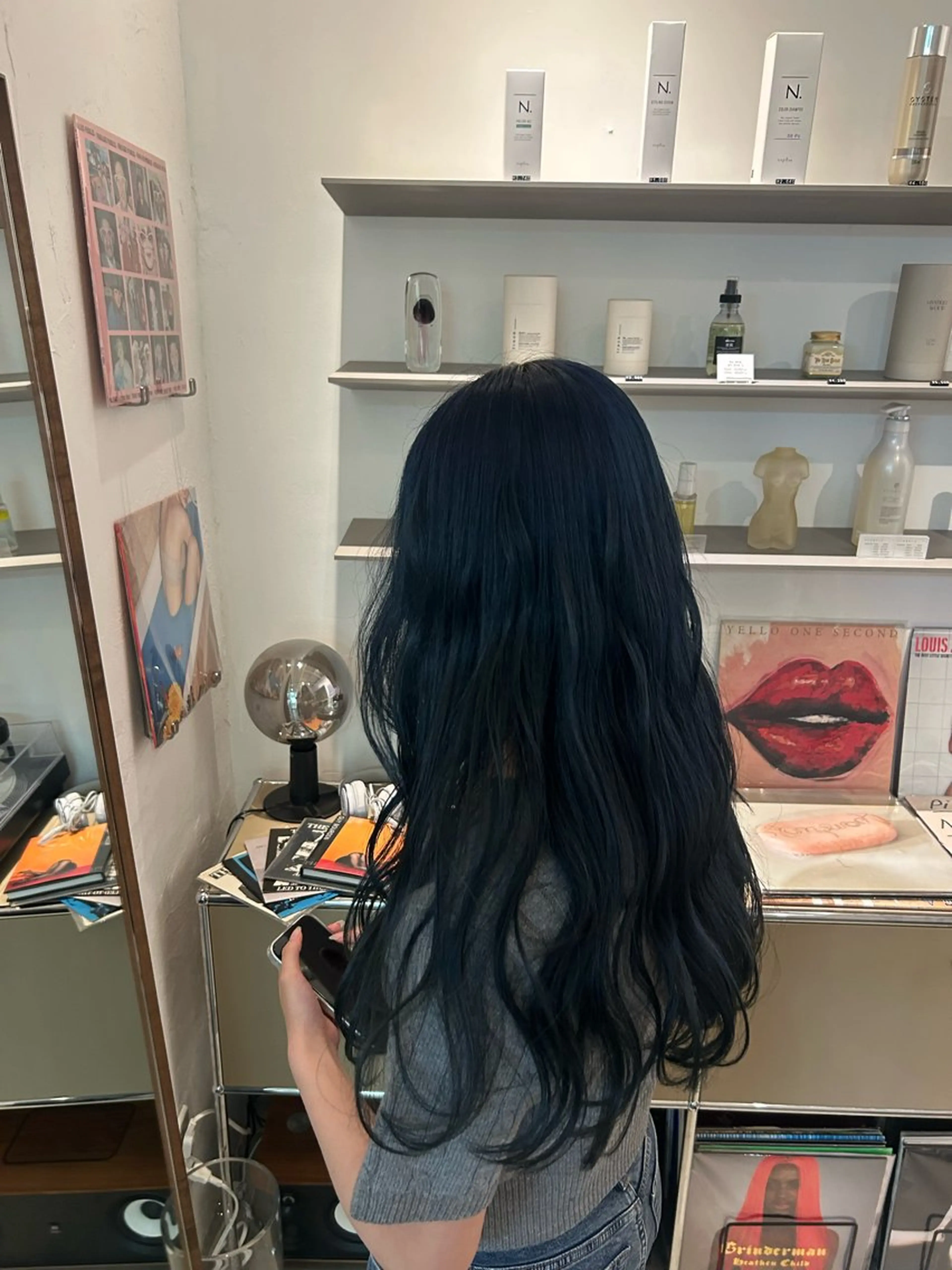 ロング カラー ブルーカラー yuumi／透明感 カラー♩のヘアスタイル