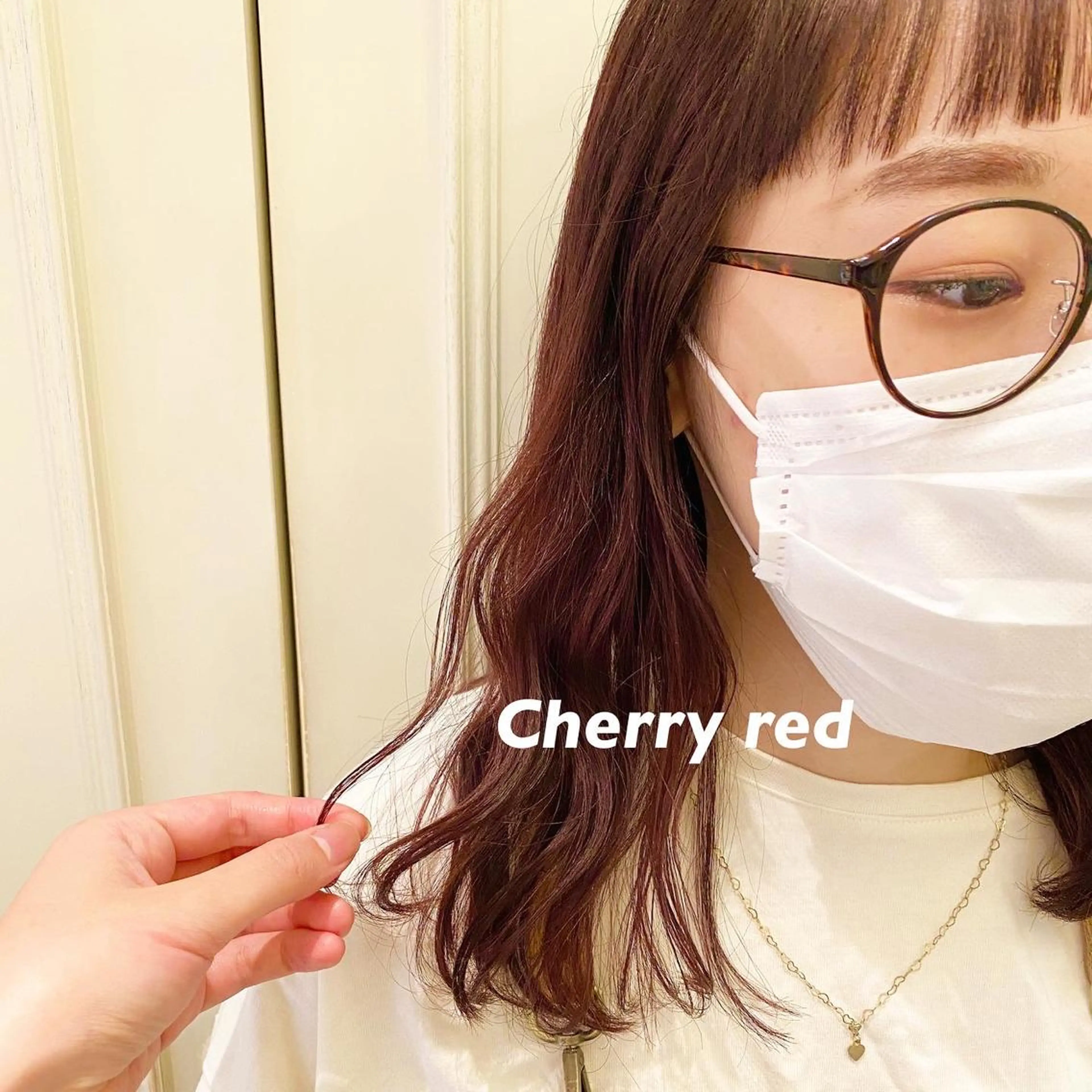 ミディアム ヘアカラー 大久保 愛のヘアスタイル