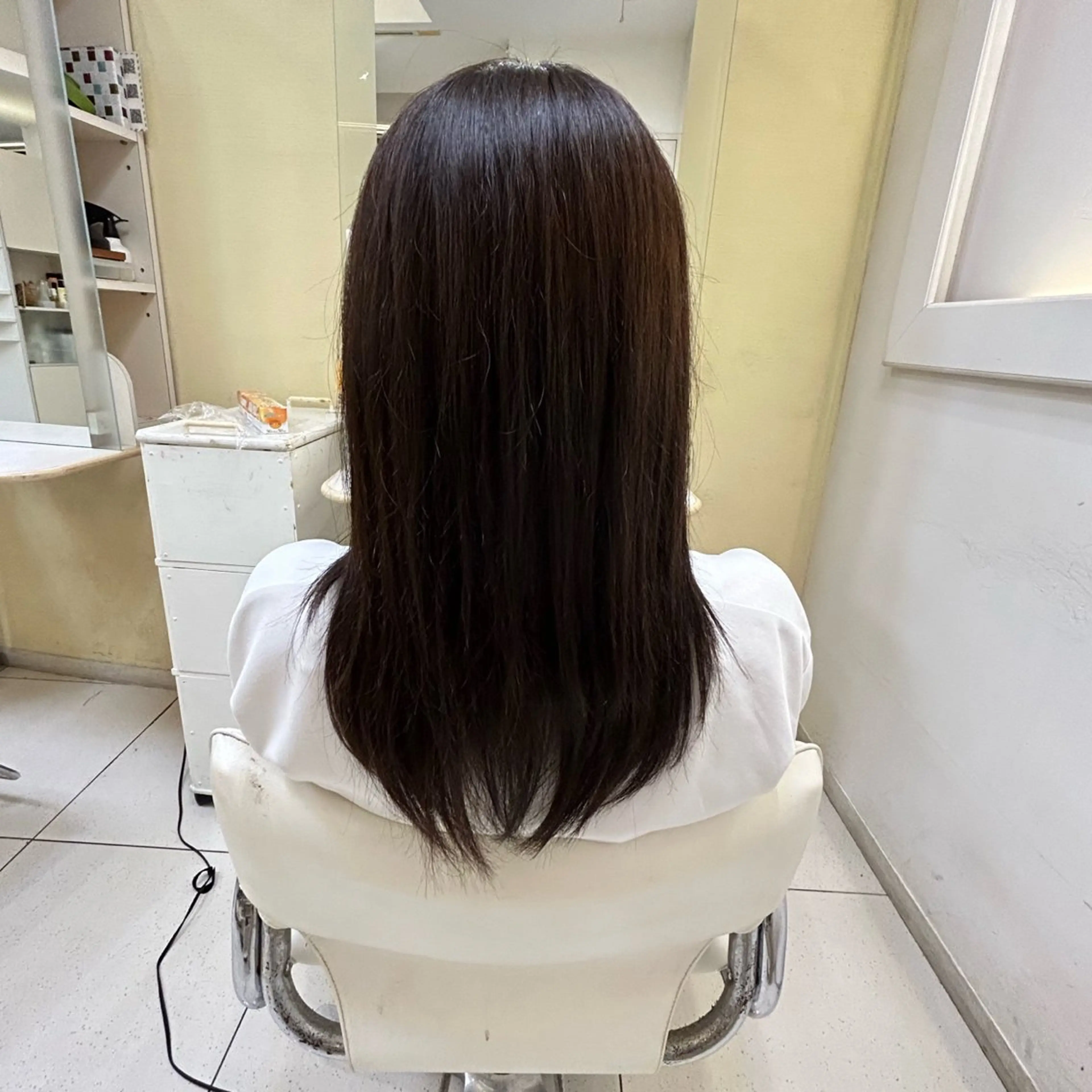 ロング カラー 山端 梨音のヘアスタイル