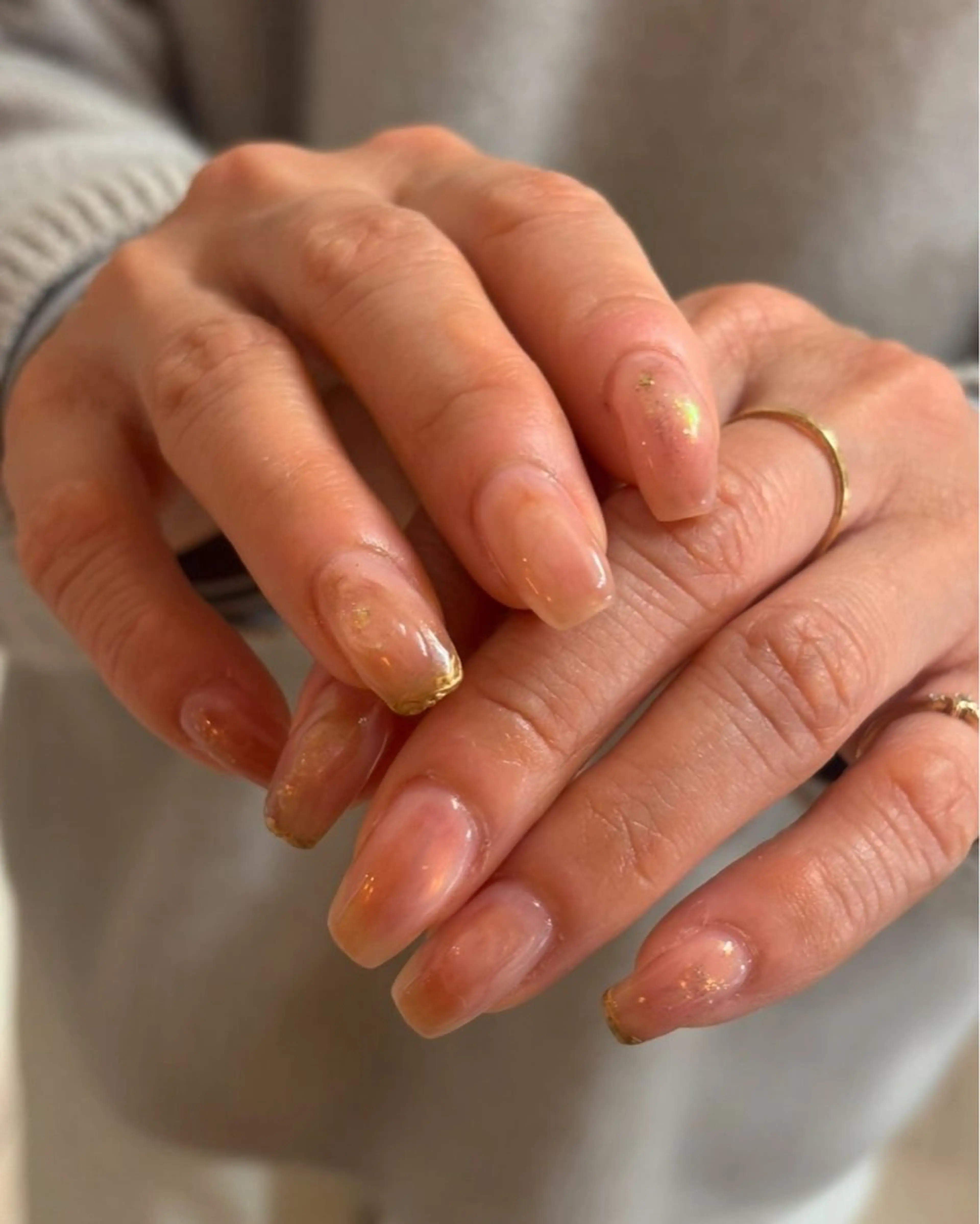 ネイル ニュアンスネイル ハンドネイル Elio 国泰寺のネイルデザイン