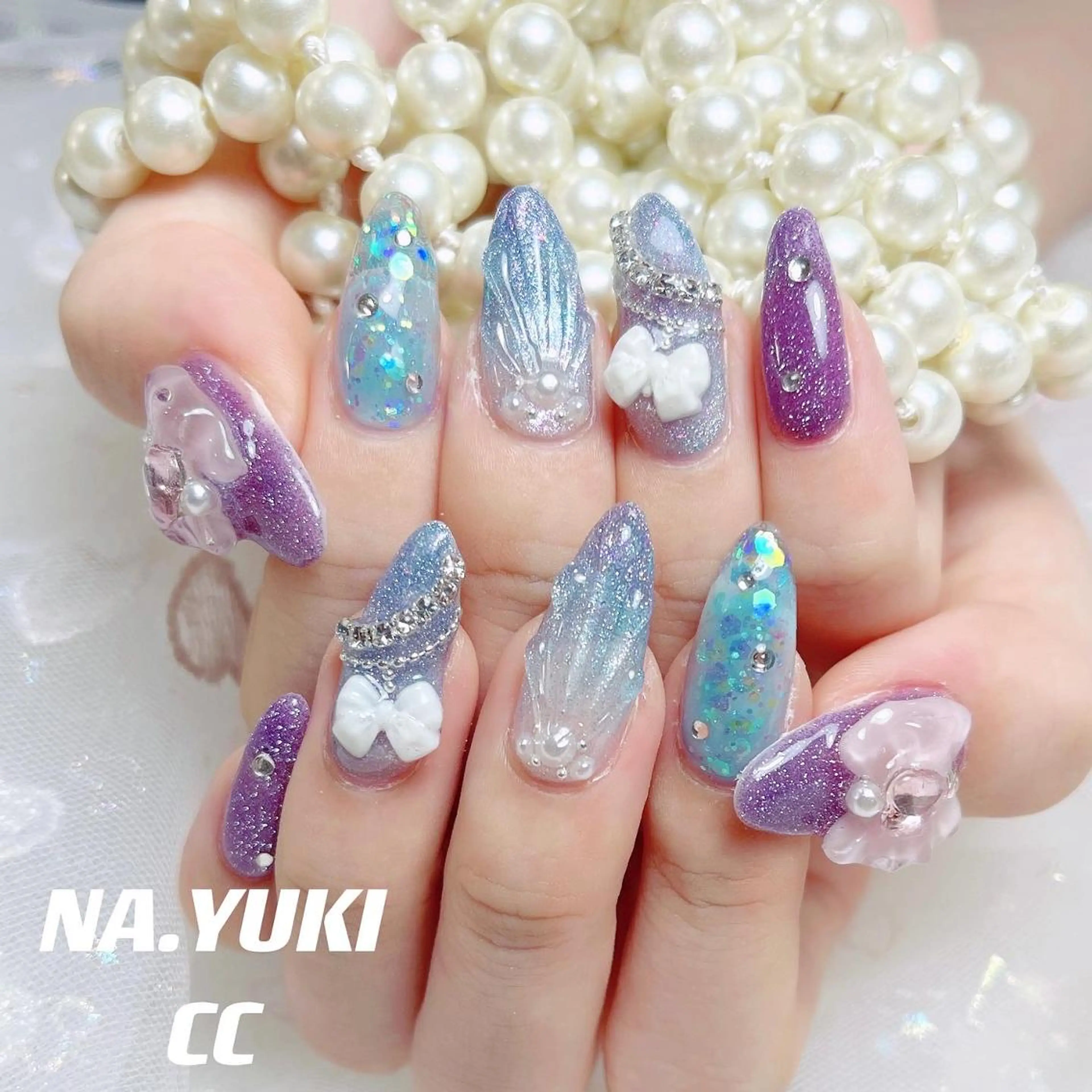 ネイル ハンドネイル 🎀 moo～ 🎀のネイルデザイン