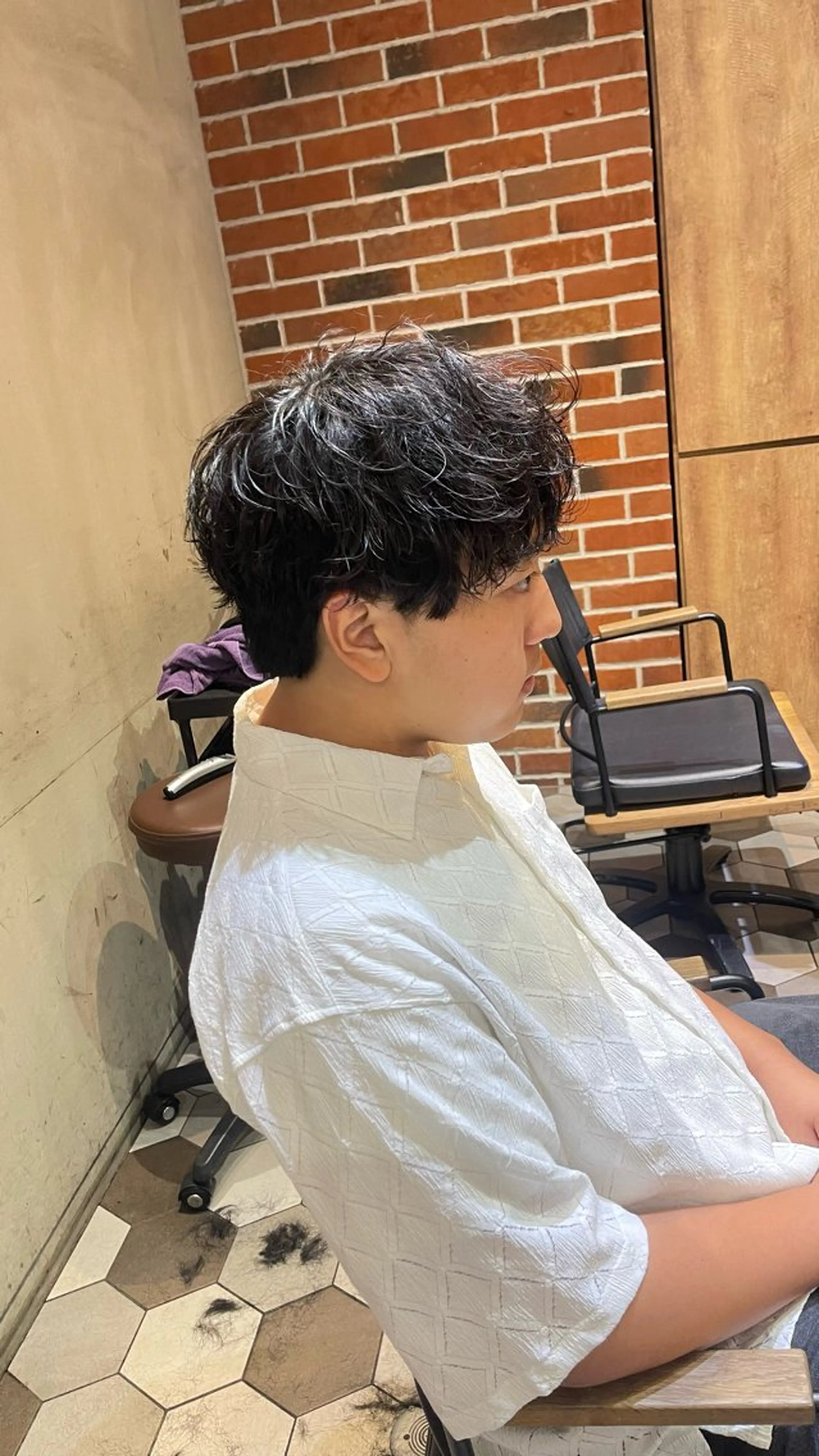 パーマ メンズ 大人男子の メンズパーマのヘアスタイル