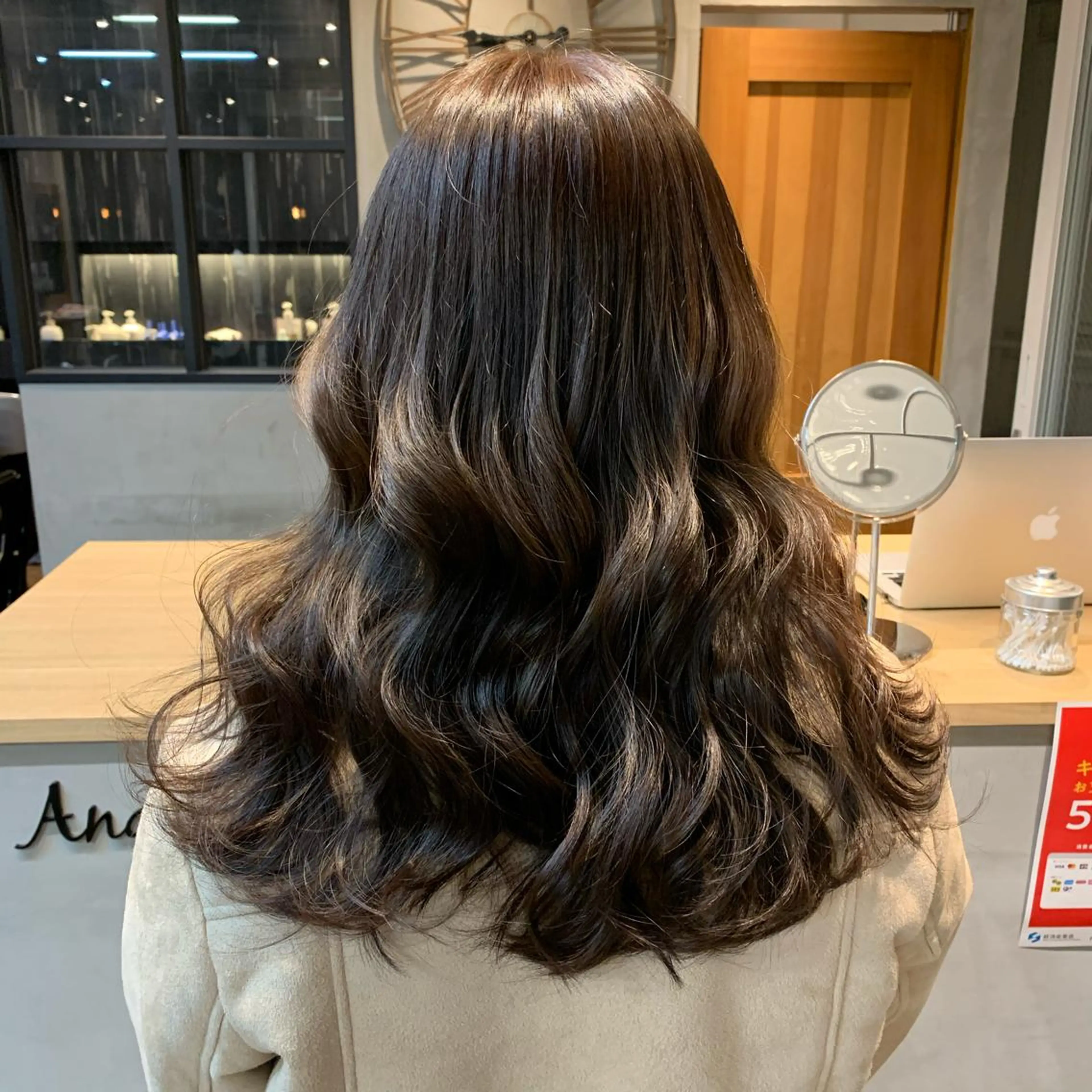 ロング マホ/日吉/髪質改善 /レイヤー/ガーリーのヘアスタイル