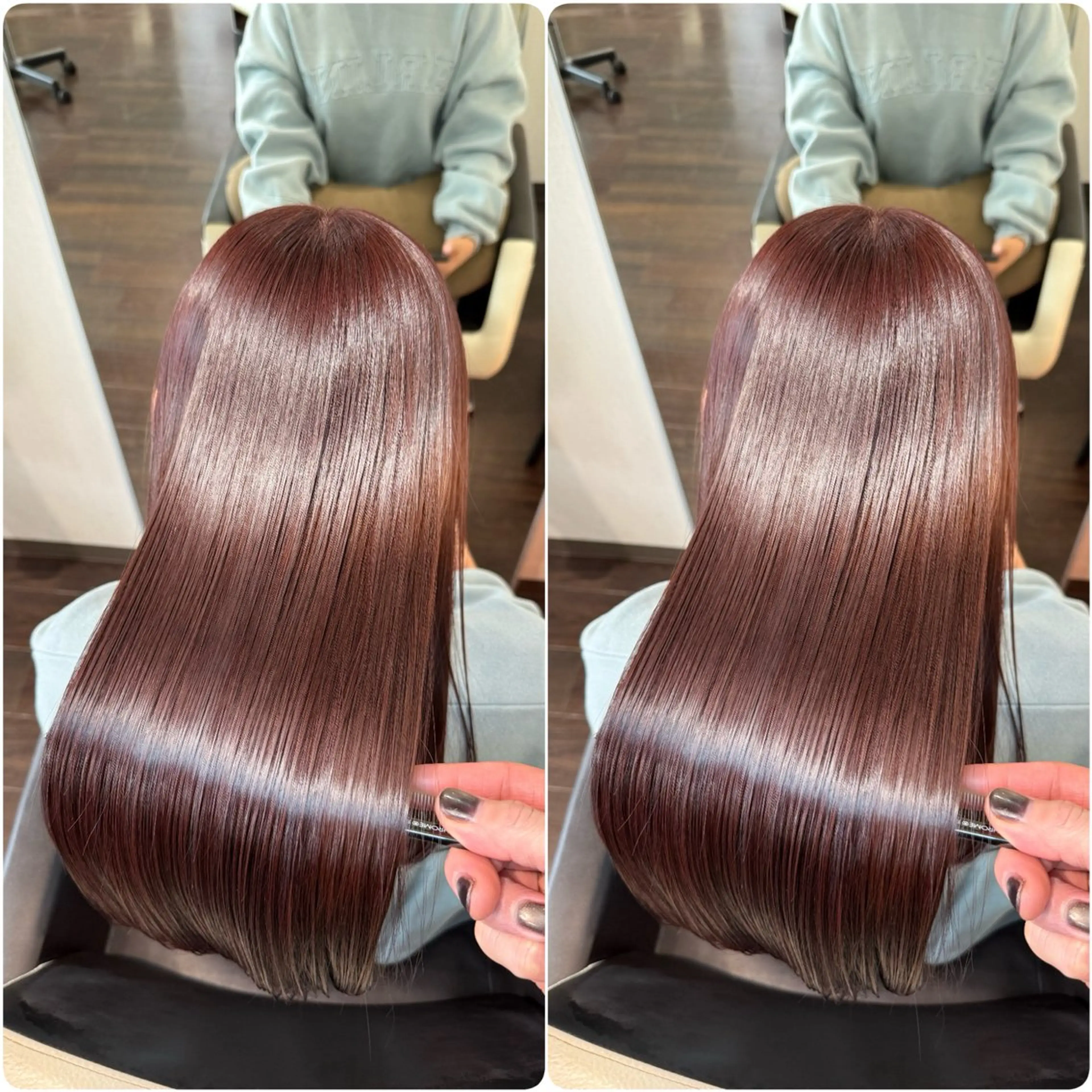 ロング カラー ヘアカラー トリートメント ヘッドスパ 🌹ULTOWA🌹 髪質改善/縮毛/店長のヘアスタイル