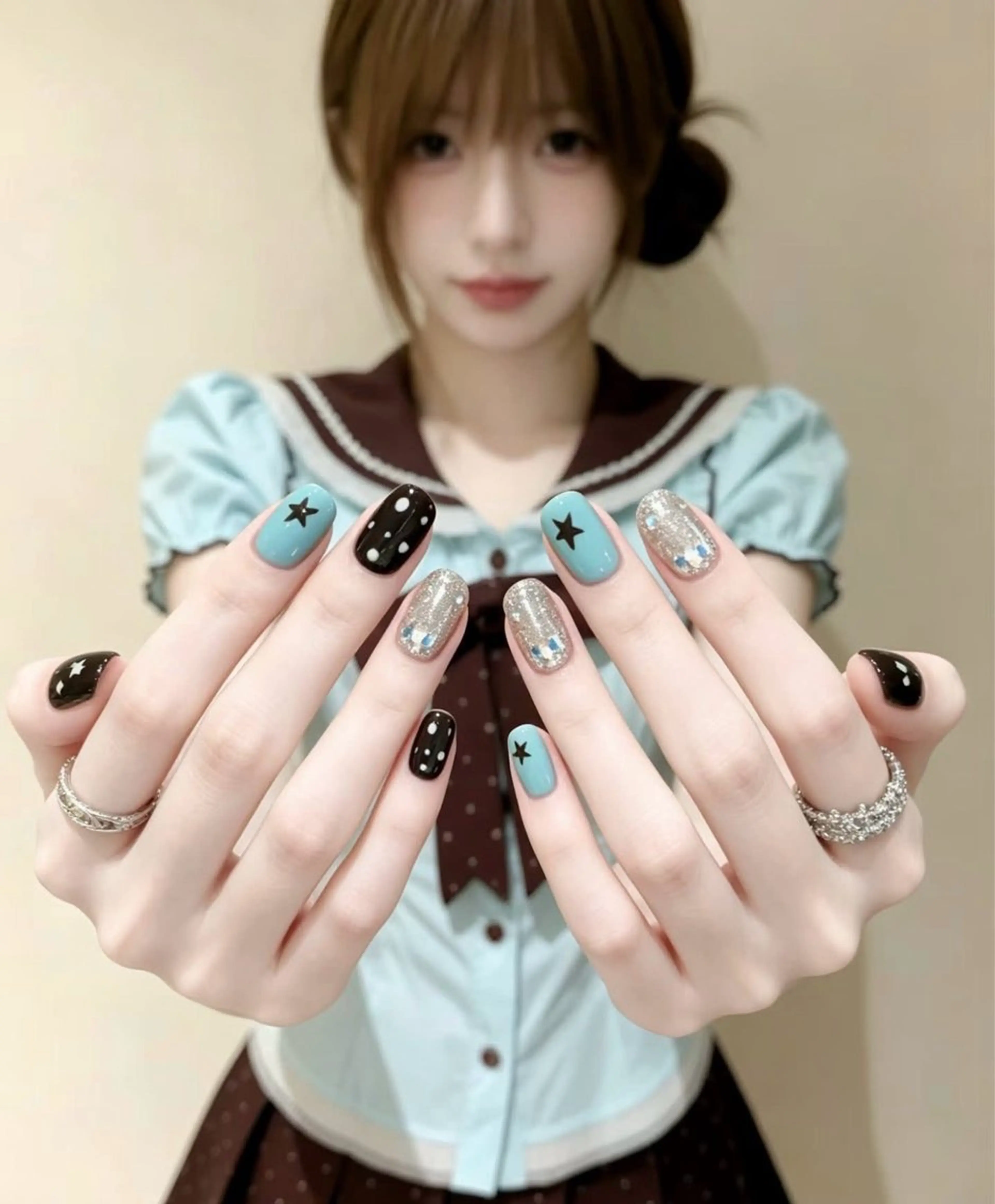 ネイル ジェルネイル マグネットネイル ハンドネイル YUKI NAILのネイルデザイン