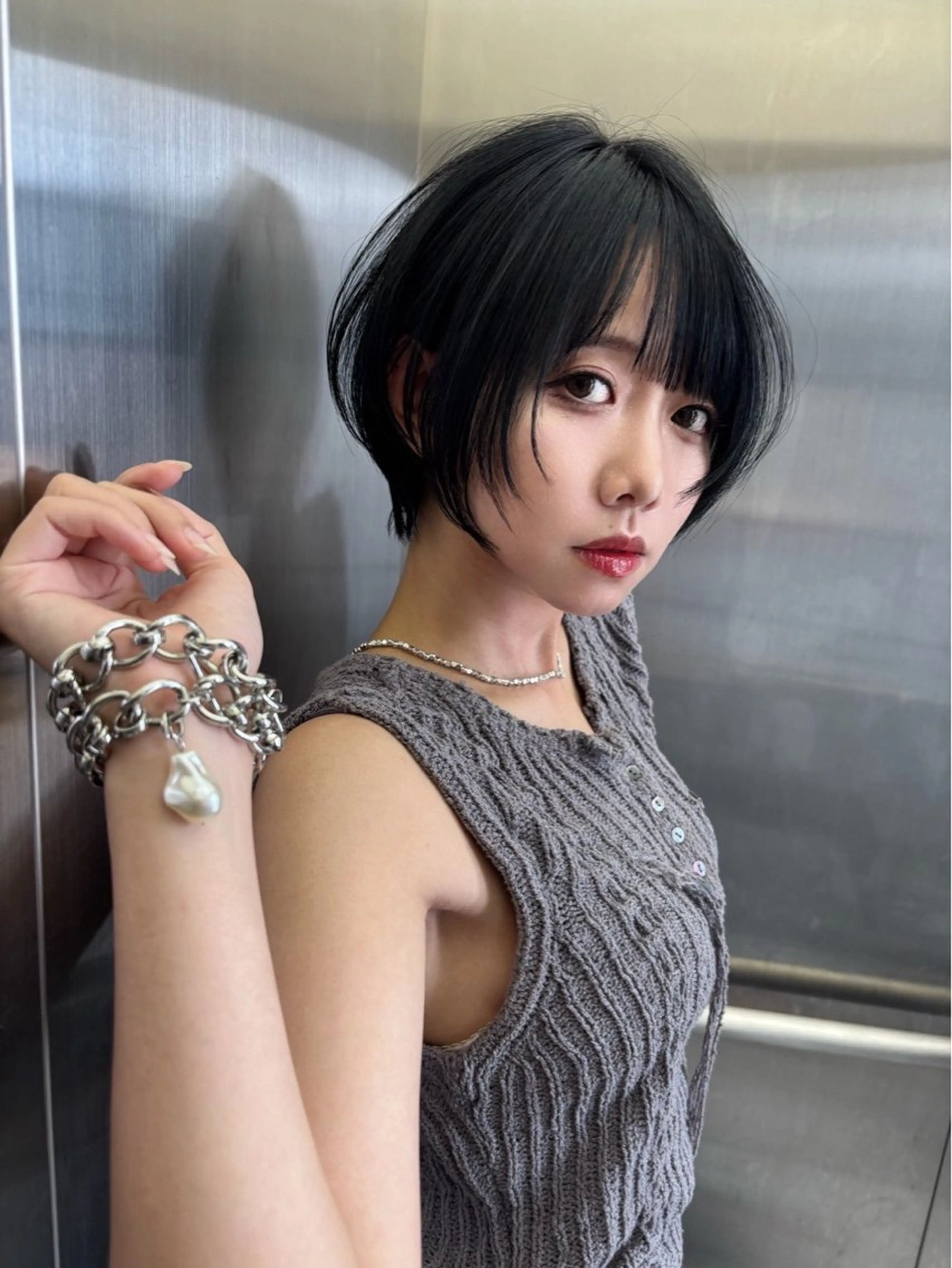 ショート カラー Lond Bloom 天神ショート/ボブのヘアスタイル