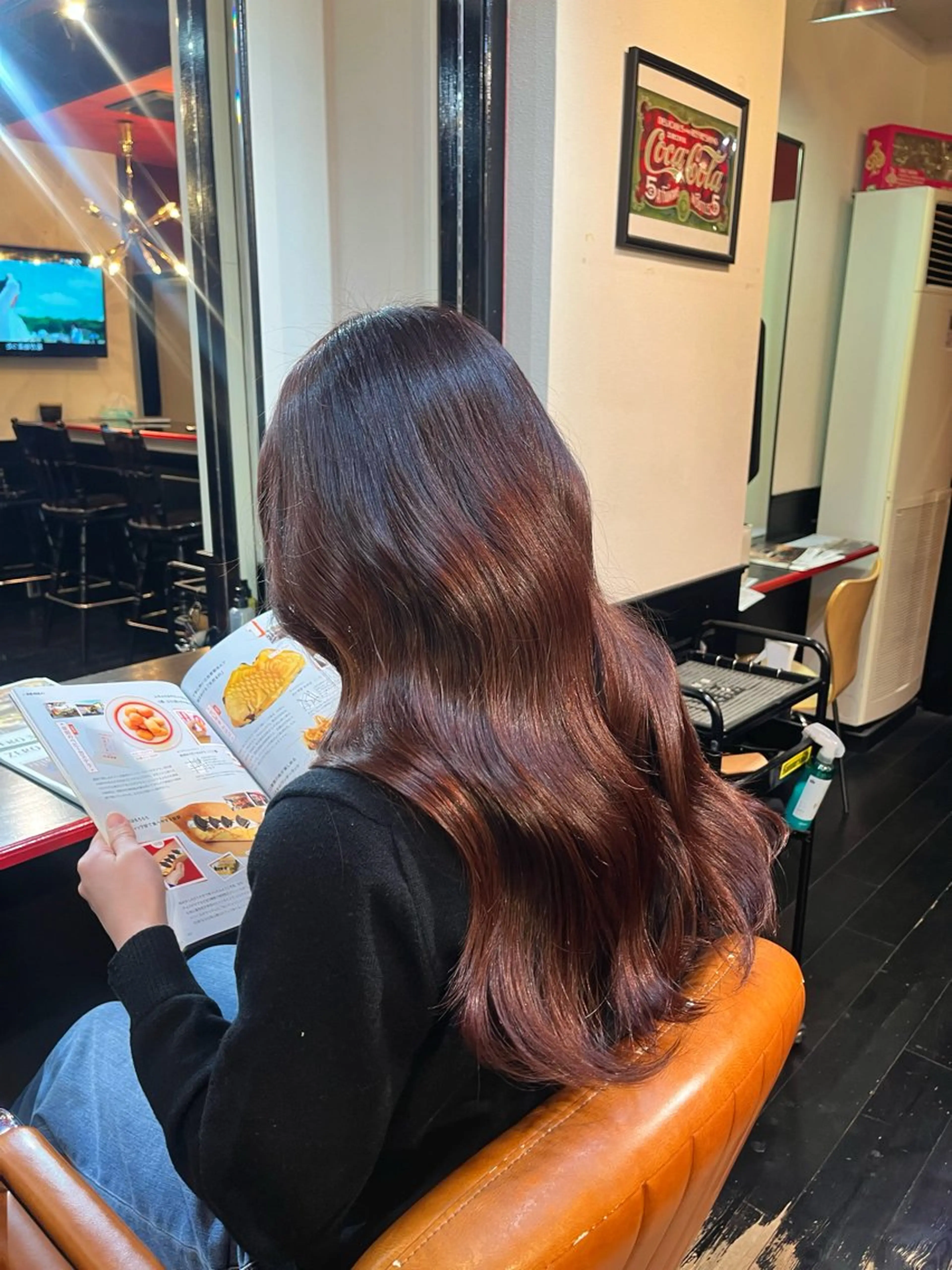 ロング ヘアカラー スズキ リコのヘアスタイル