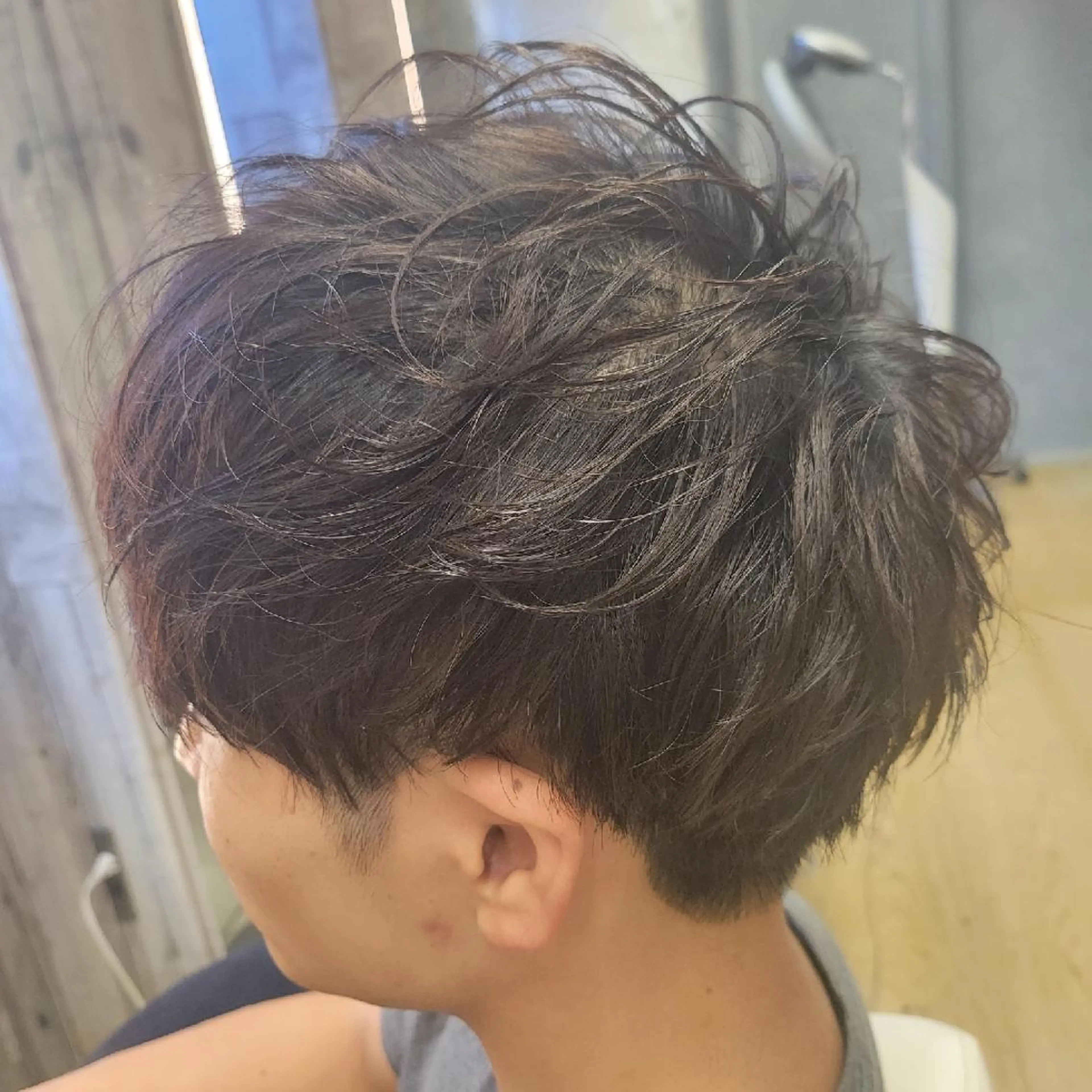 メンズ カット パーマ Romio所属・💐Romio綱島 　大墨💐のヘアスタイル