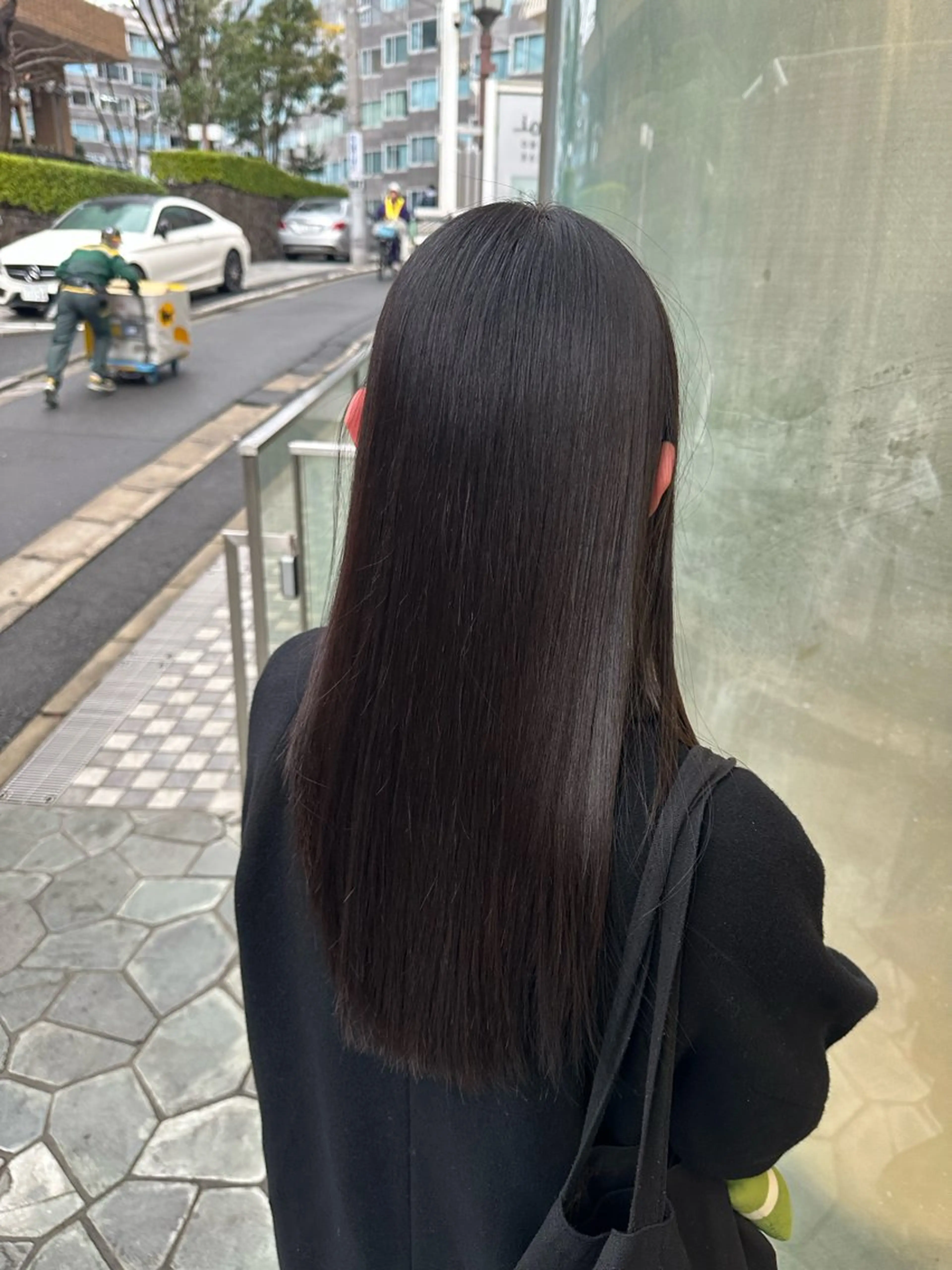 セミロング カラー 美髪特化✨ 伊織✨縮毛矯正✨のヘアスタイル