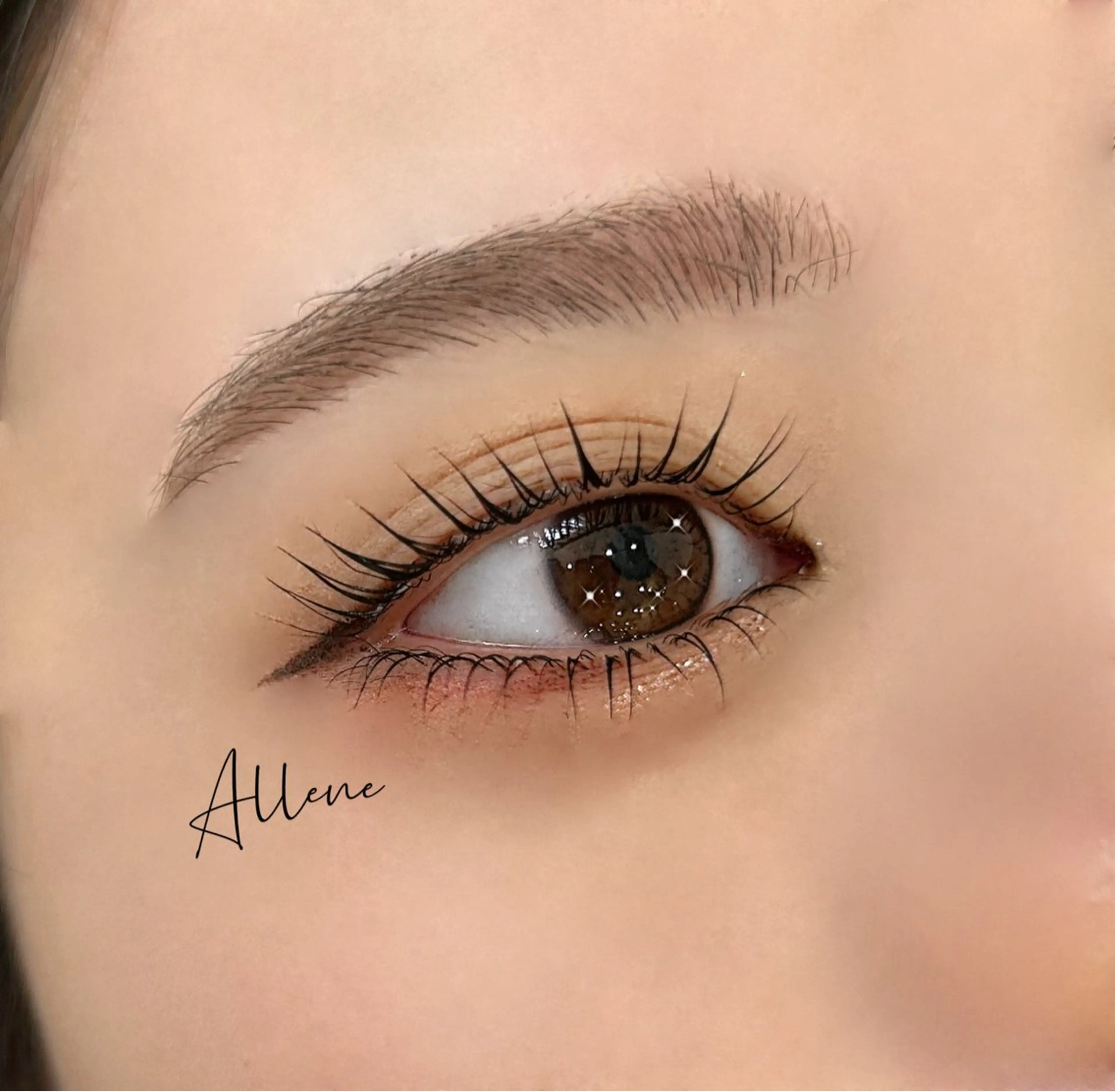 マツエク・マツパ 下まつげエクステ 一重×まつ毛パーマ アレーヌ/&ヘルシー 年間3000人/中津のマツエク・マツパデザイン