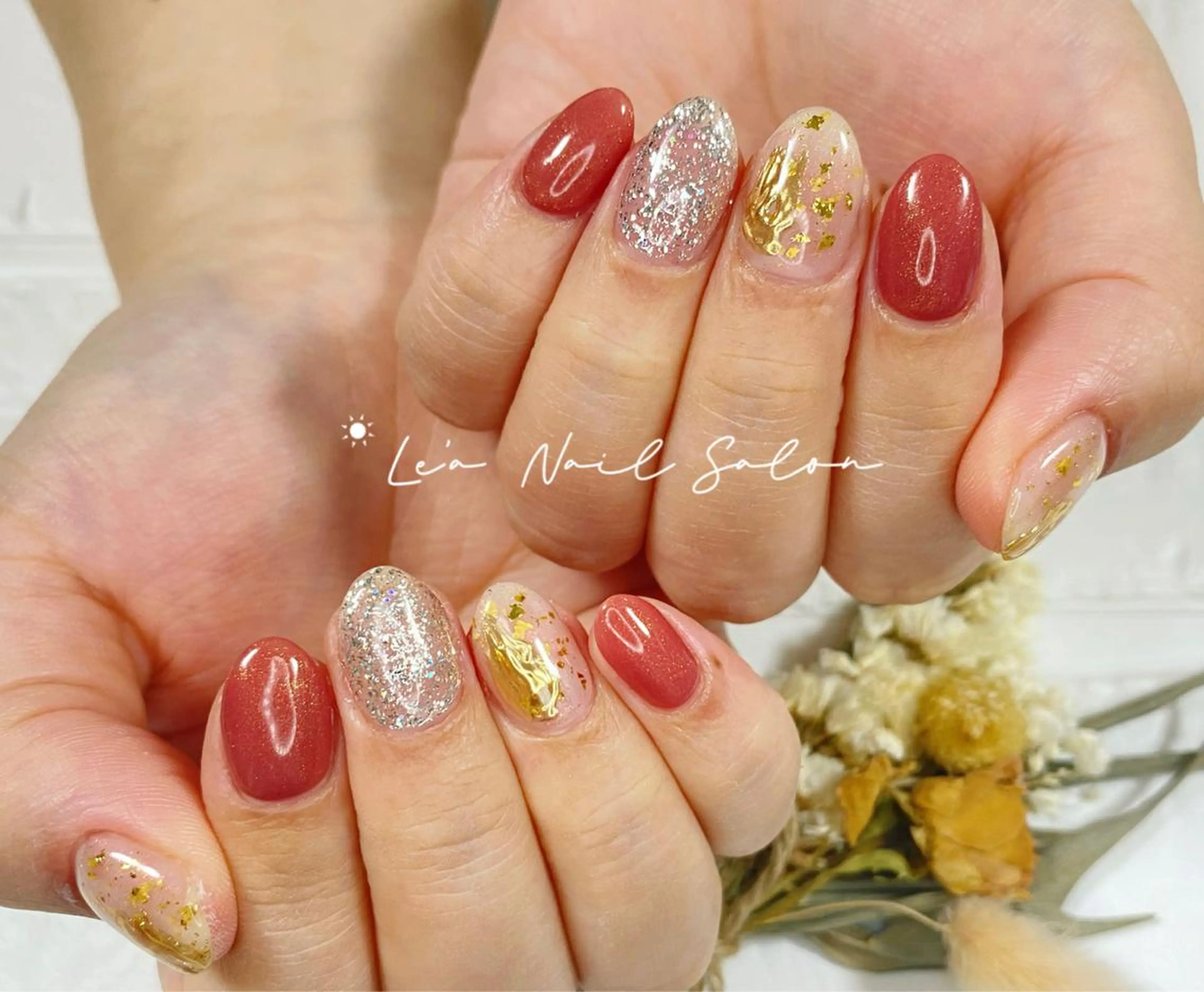 ショート カラー ネイル Le’a NailSalonのネイルデザイン