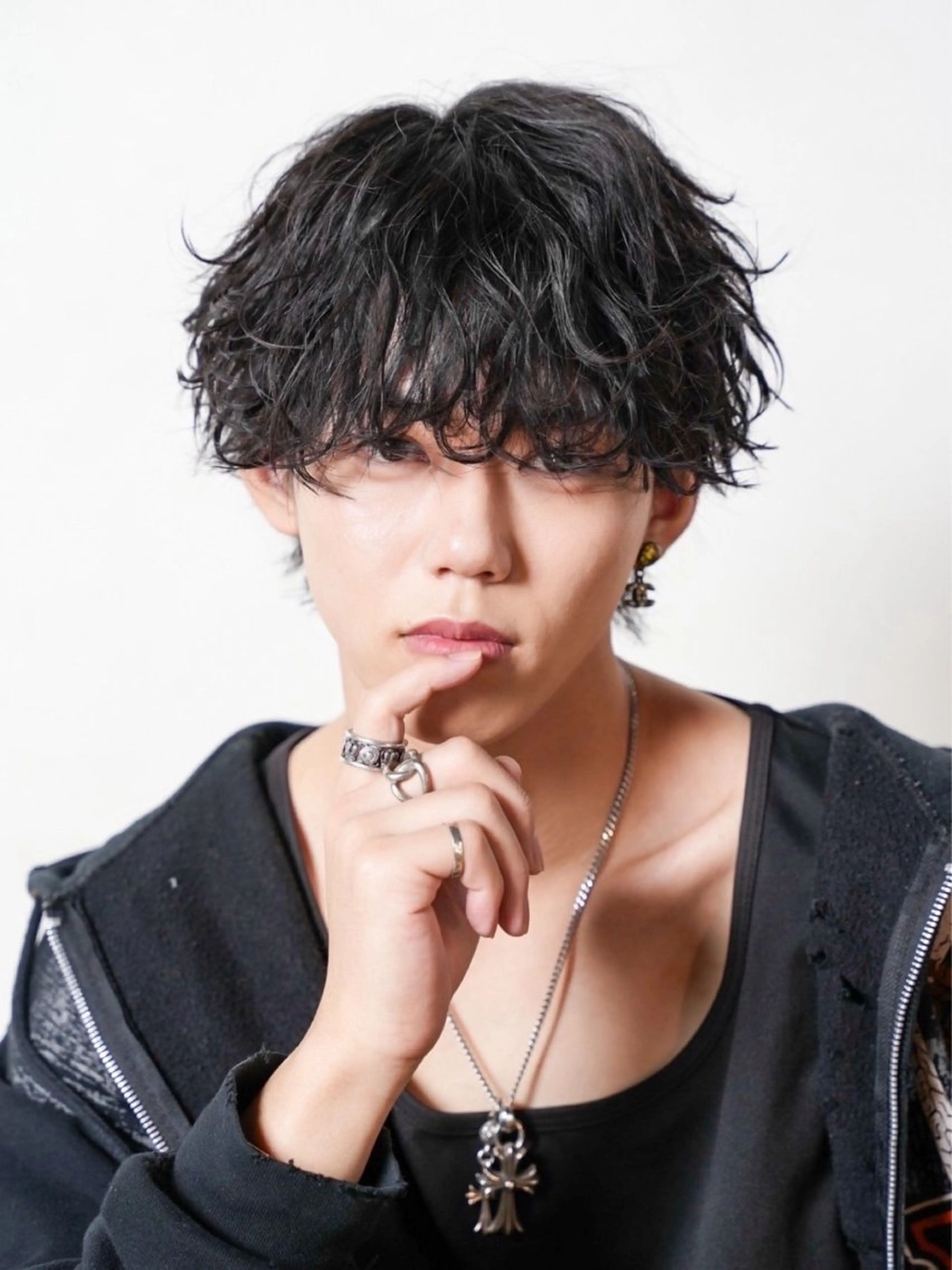 ショート パーマ メンズ カット パーマ パーマ職人🔥／短髪 執行役員／YUTAのヘアスタイル