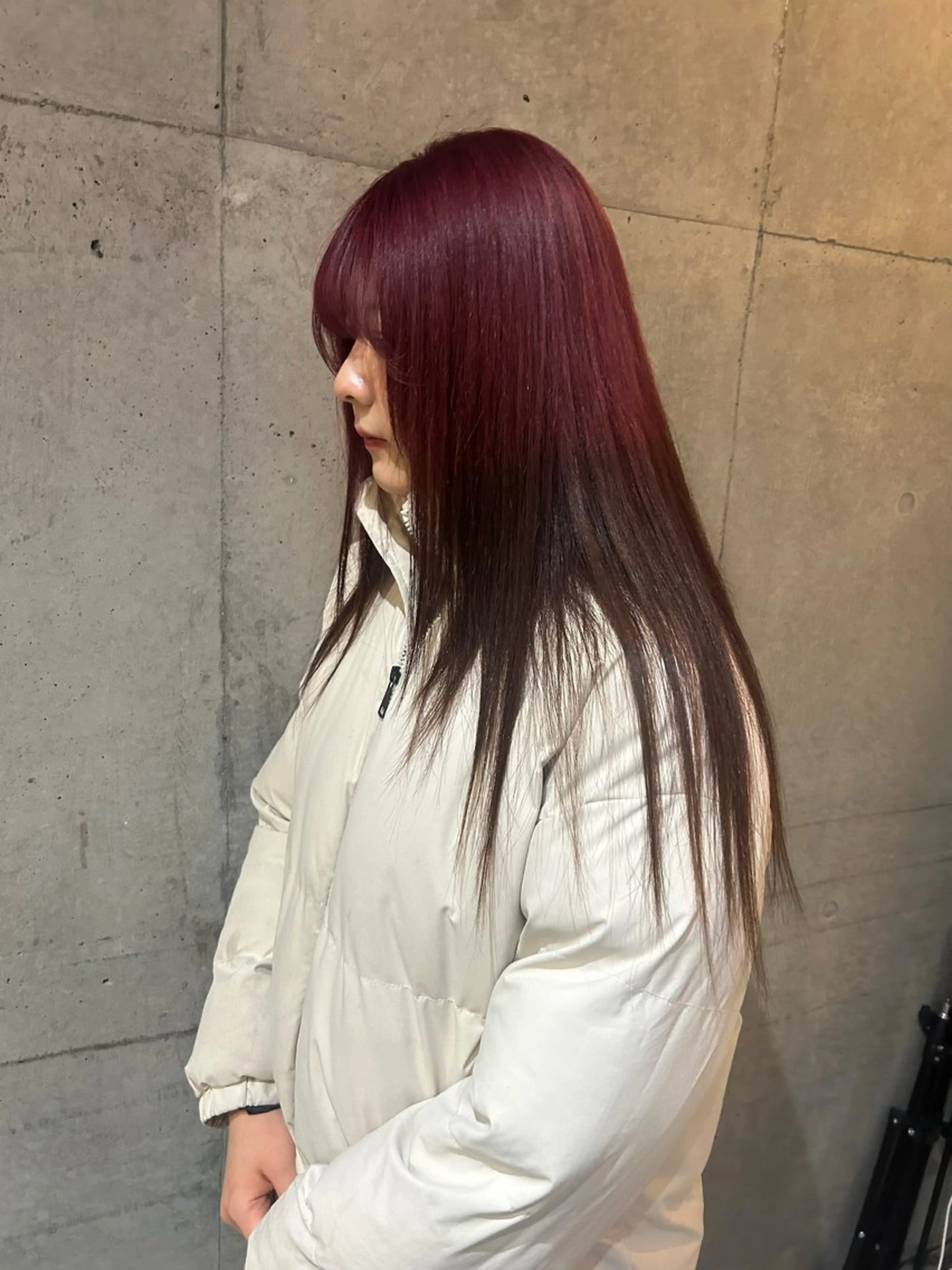 ロング カラー 韓国ボブ/レイヤー ボブ/ EMIRIのヘアスタイル