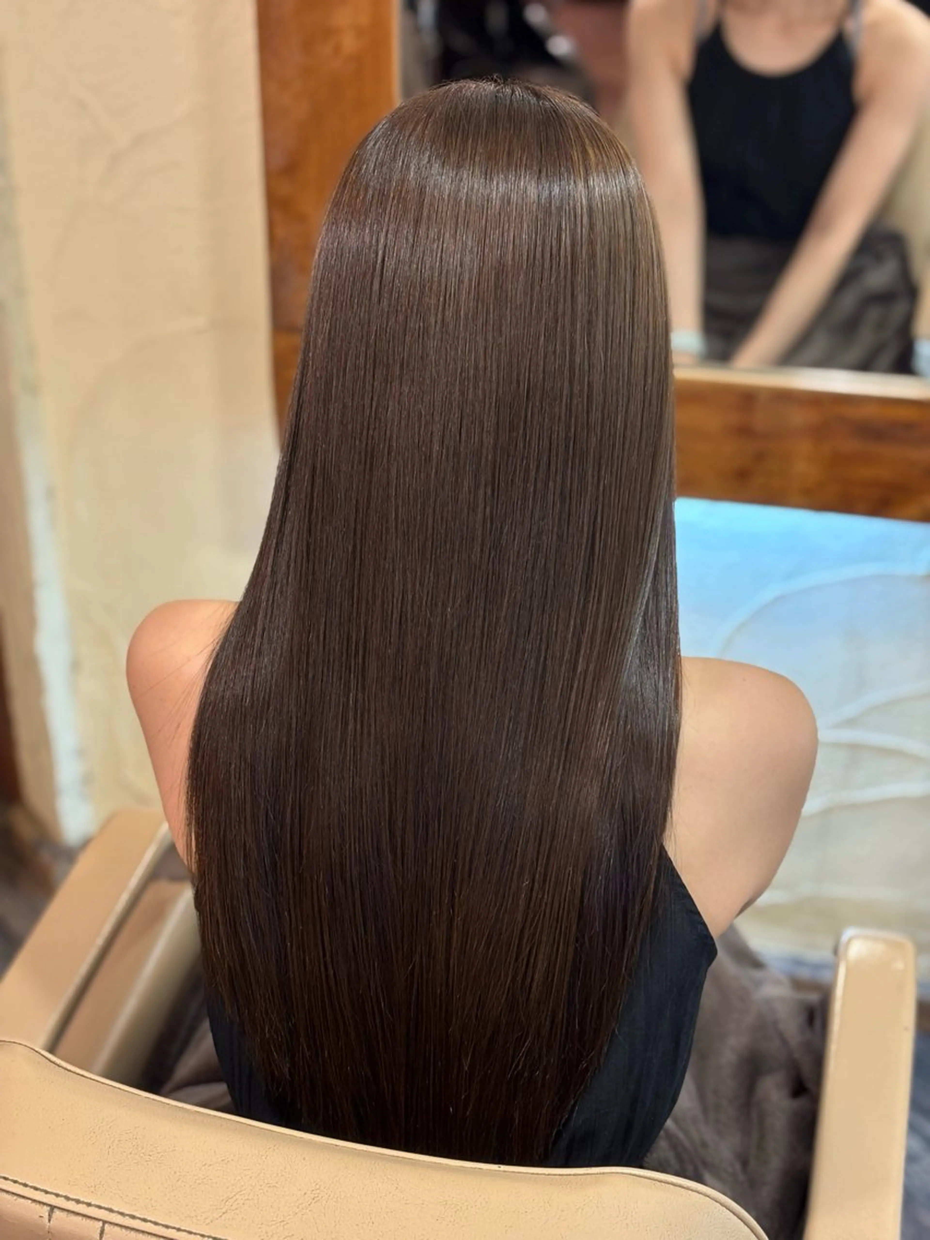 ロング カット トリートメント ヘアセット 柘植 雅大のヘアスタイル