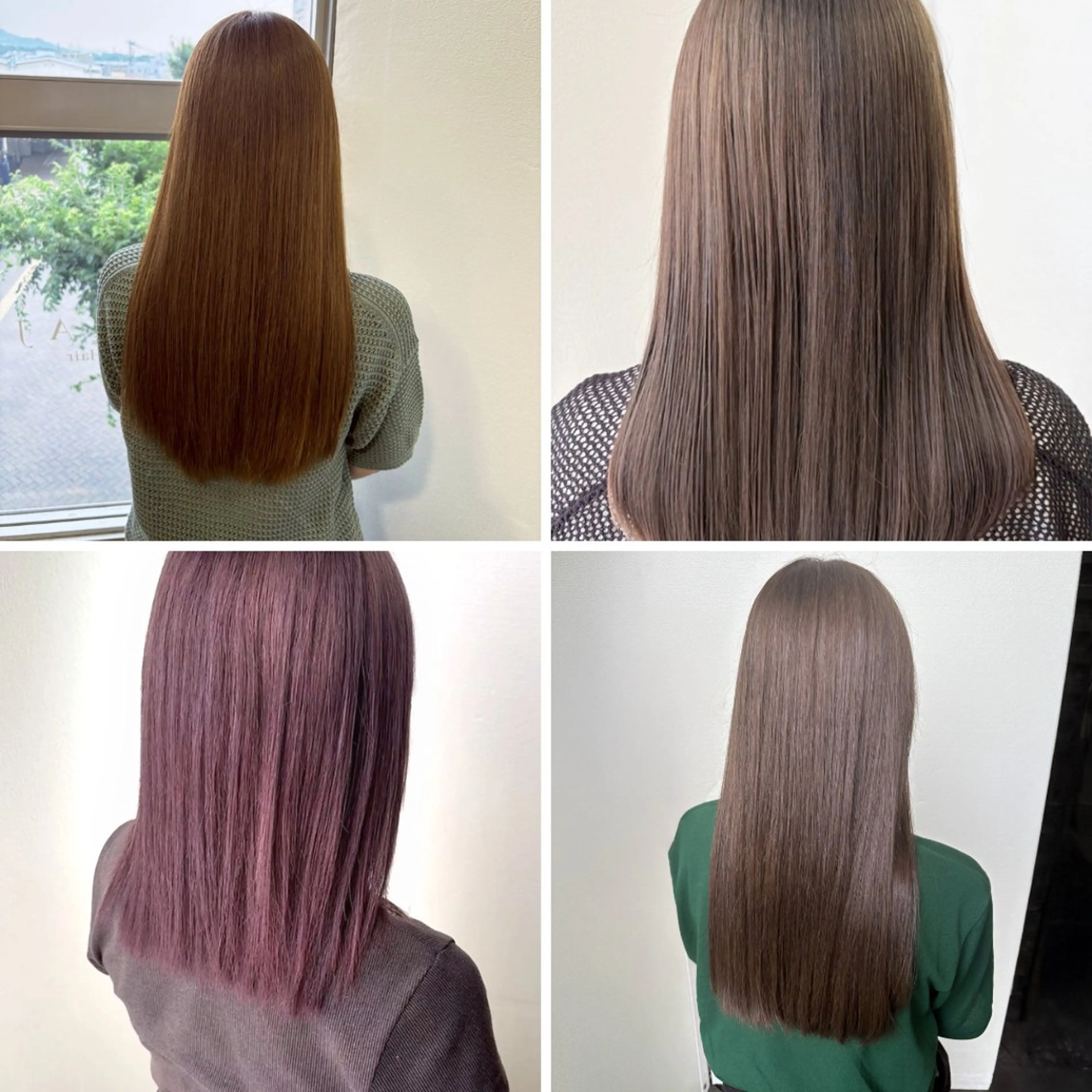 カラー 上島 彩のヘアスタイル