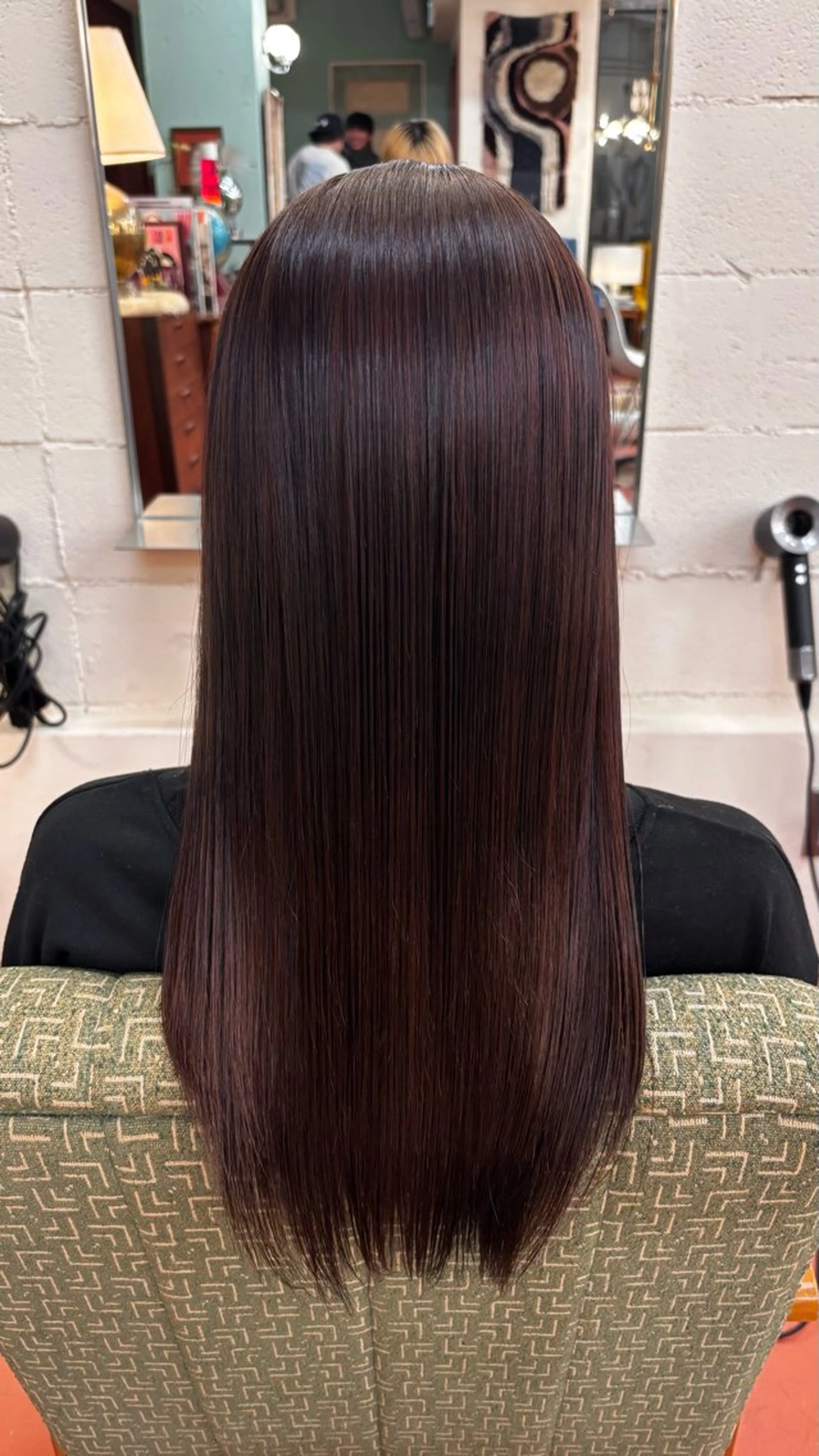 ロング パーマ 縮毛矯正 酸性ストレート/ yukinaのヘアスタイル