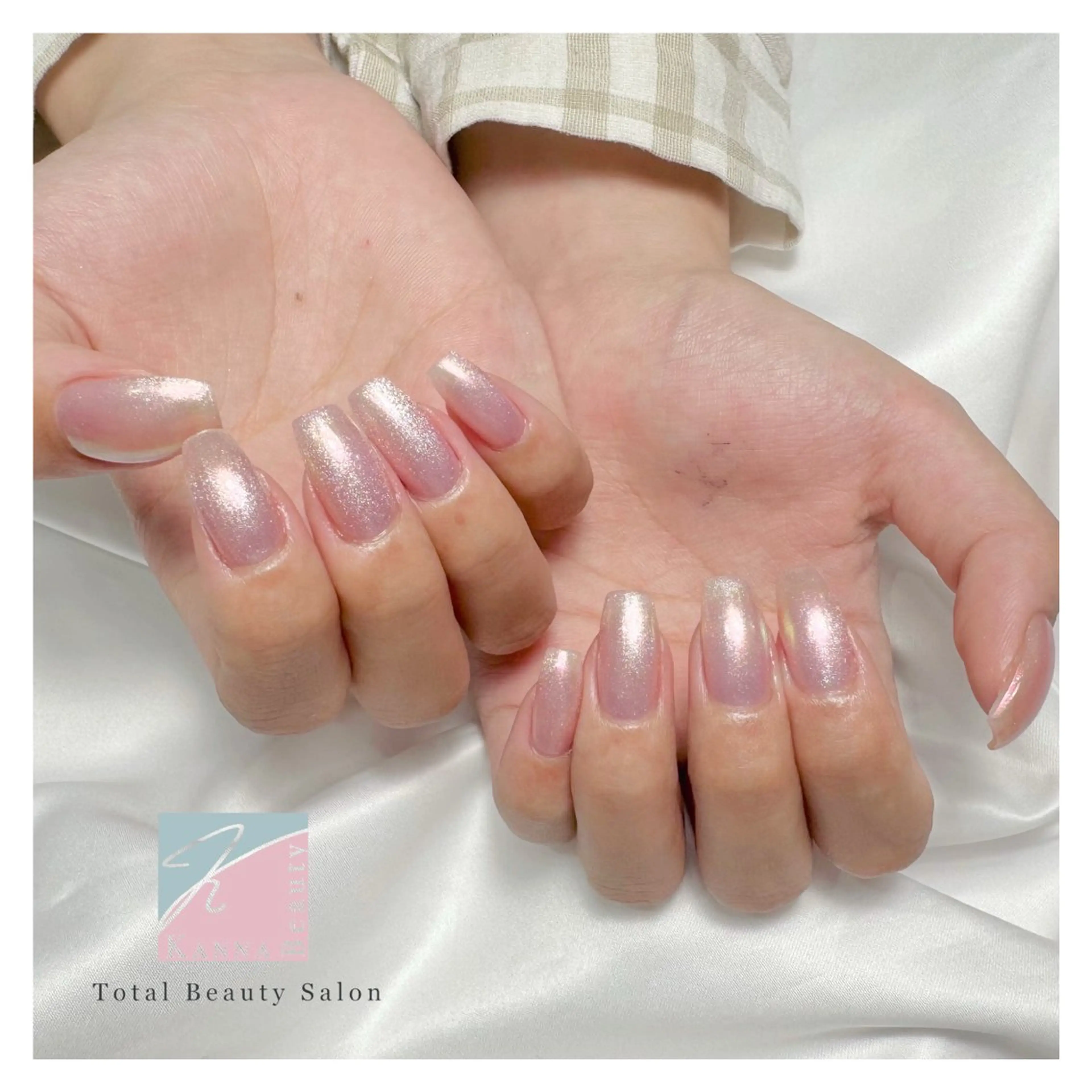 オフ込みうる艶ワンカラー、グラデーションの写真