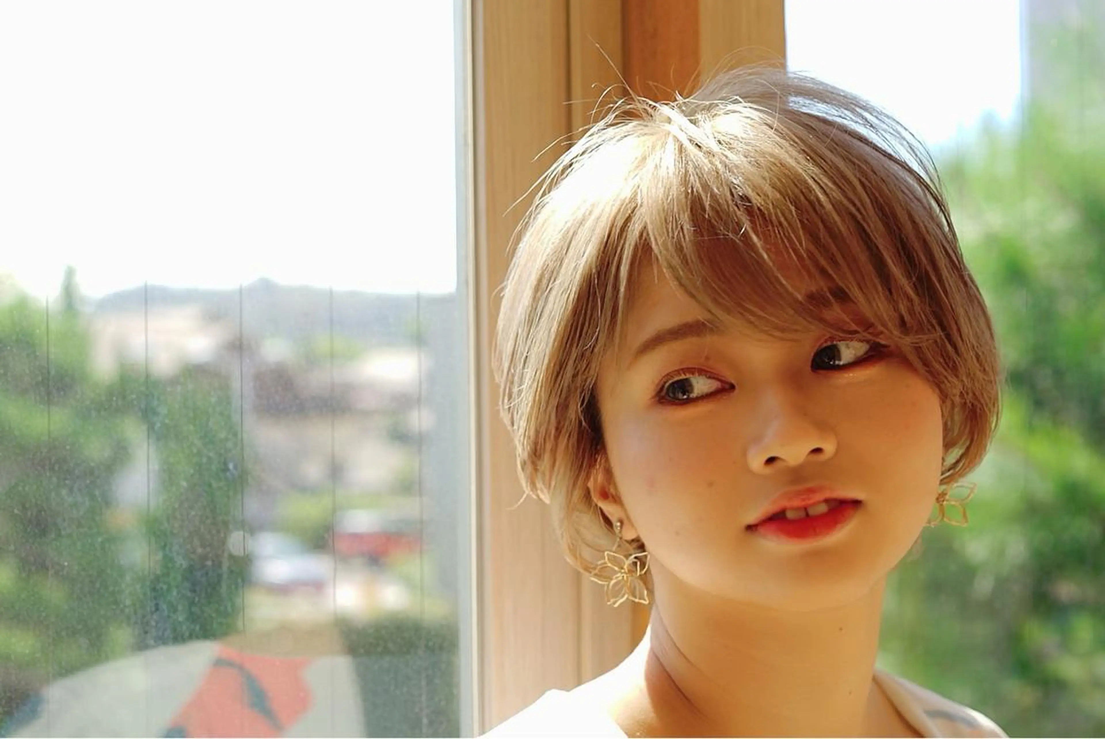 ショート ナガス カズアキのヘアスタイル