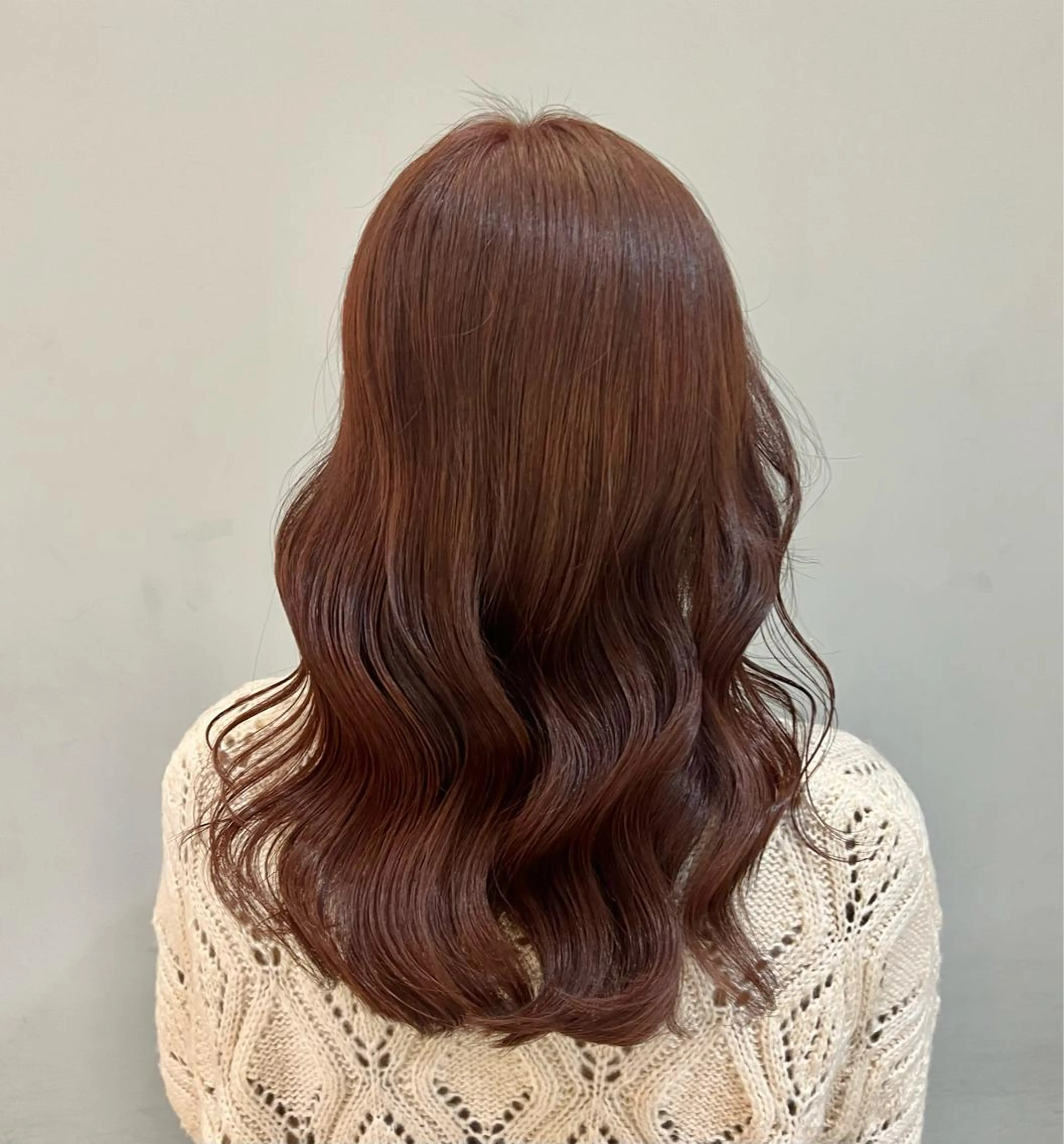 ミディアム カラー 【韓国艶カラー🎀】 添田 菜摘のヘアスタイル