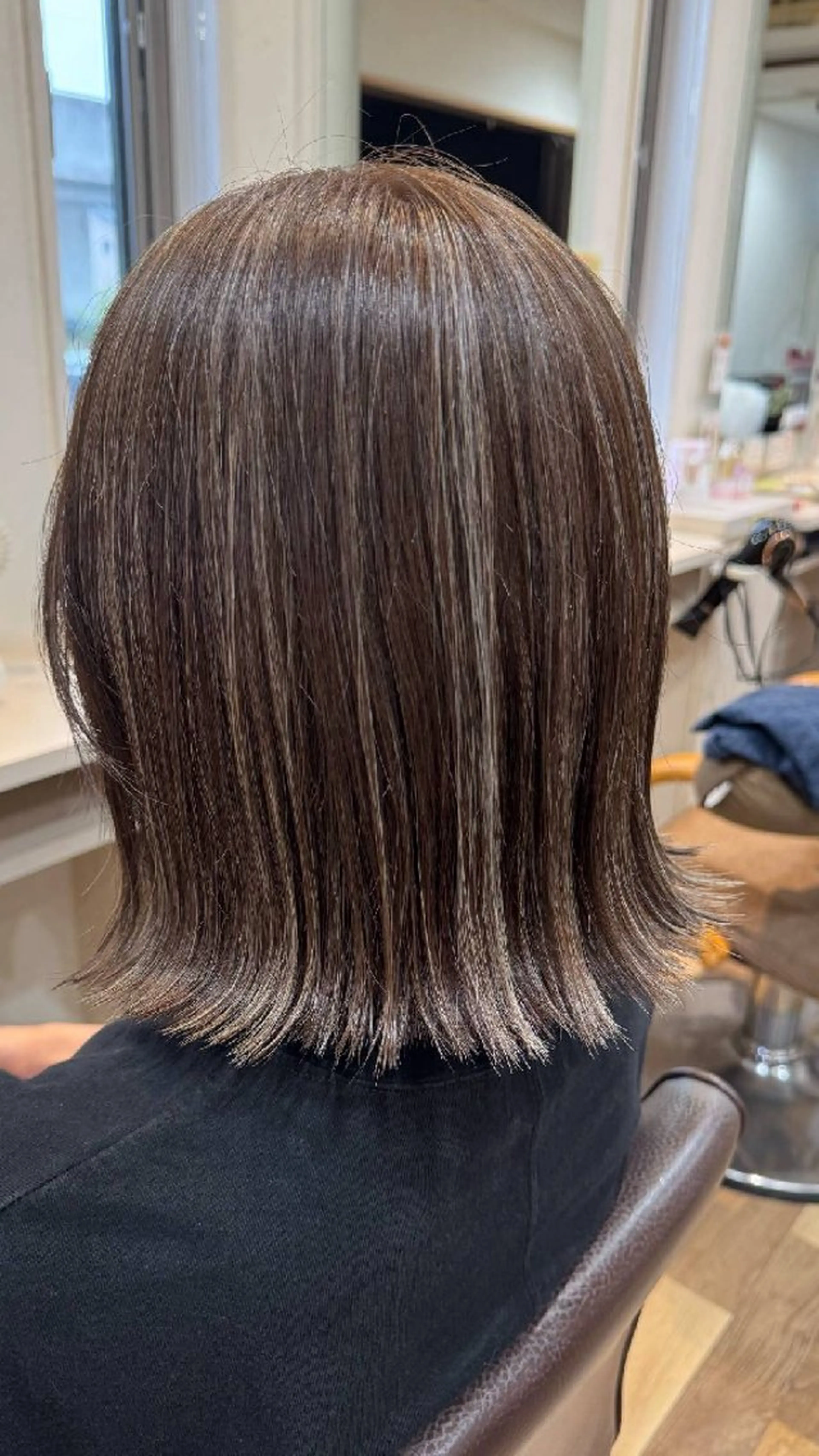 カラー グレージュ ハイライトカラー -ef- ♡Yūki🐻🎀のヘアスタイル