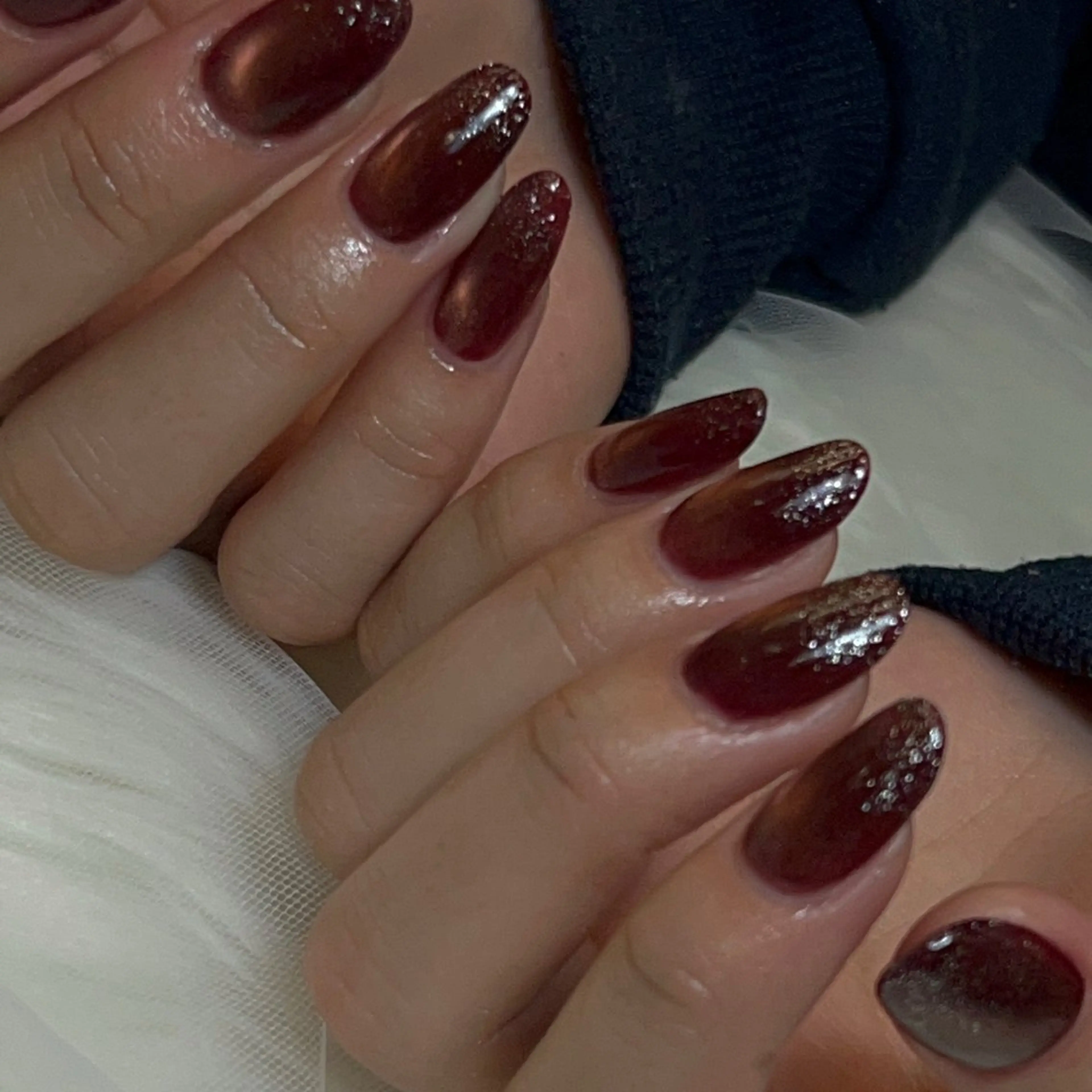 ネイル マグネットネイル ハンドネイル Nail salon Yumechikaのネイルデザイン