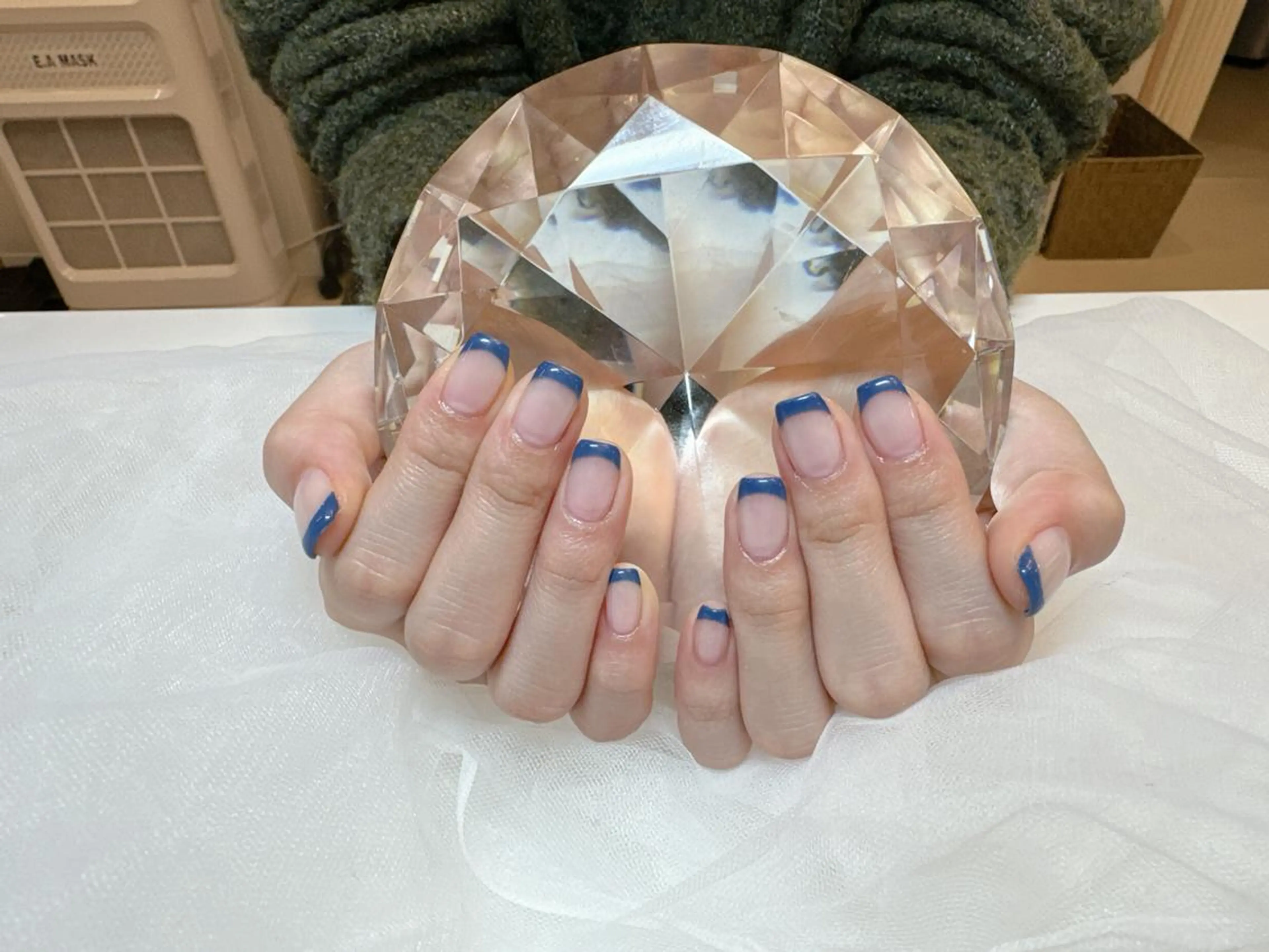 【✨オフ無し✨】【フレンチネイル(クリアベース) 】➕ドライケア➕オイル➕ハンドクリームの写真