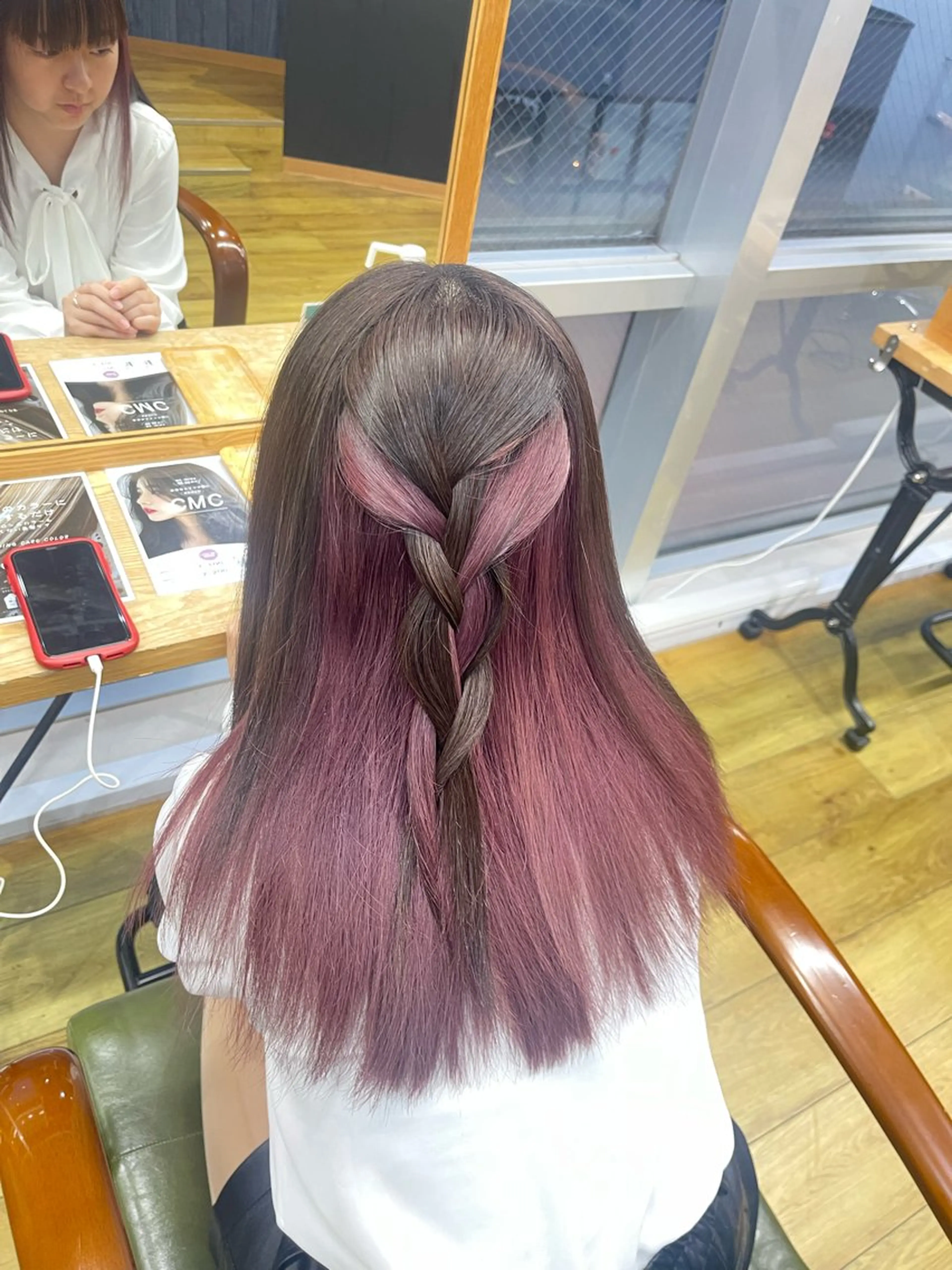 セミロング カラー ヘアカラー トリートメント 🪽はづき🫧 簡単垢抜けカラー🪽のヘアスタイル