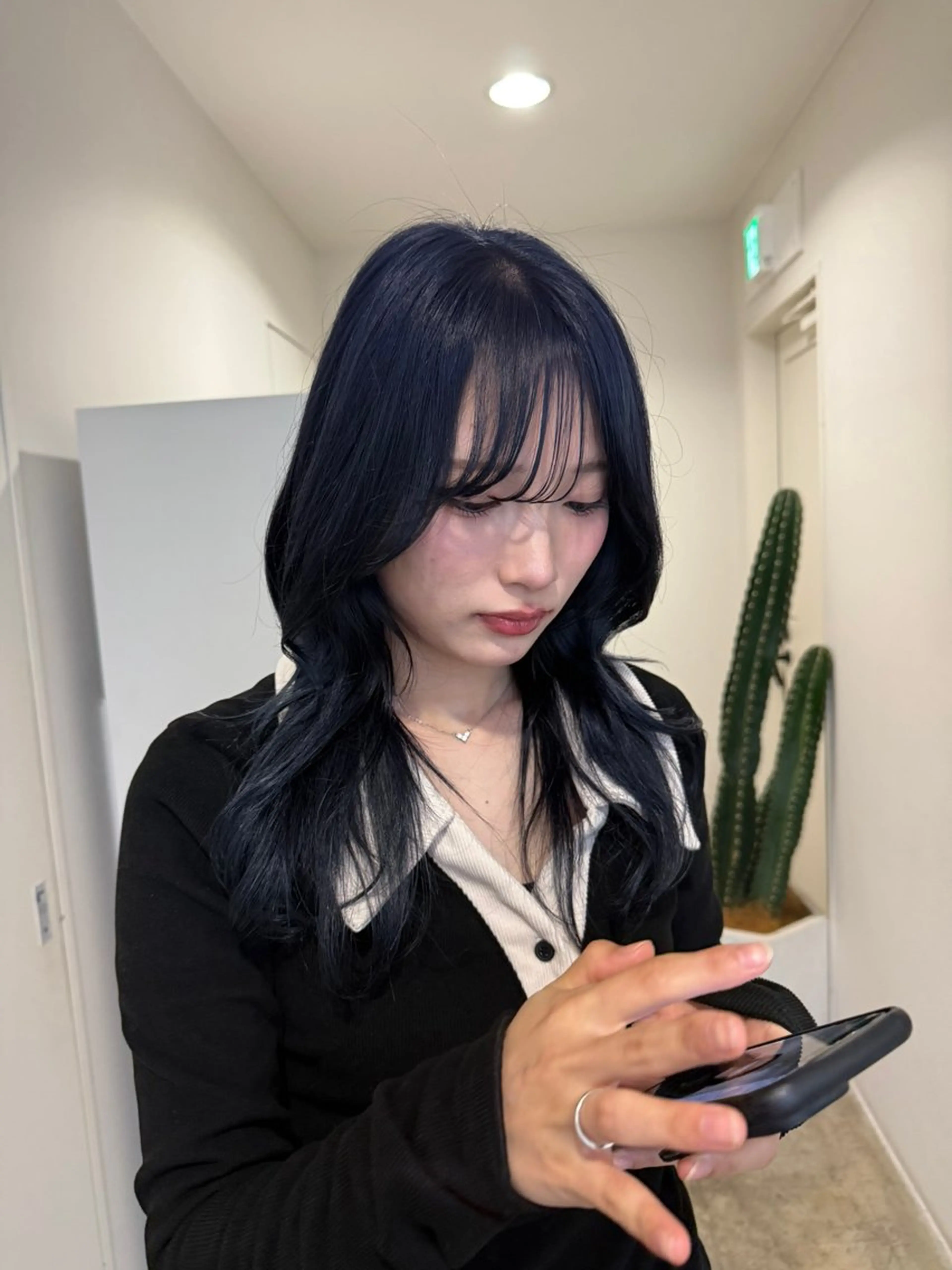 セミロング くびれヘア レイヤーカット 🟡ひろの/ツヤ カラー/髪質改善🟡のヘアスタイル