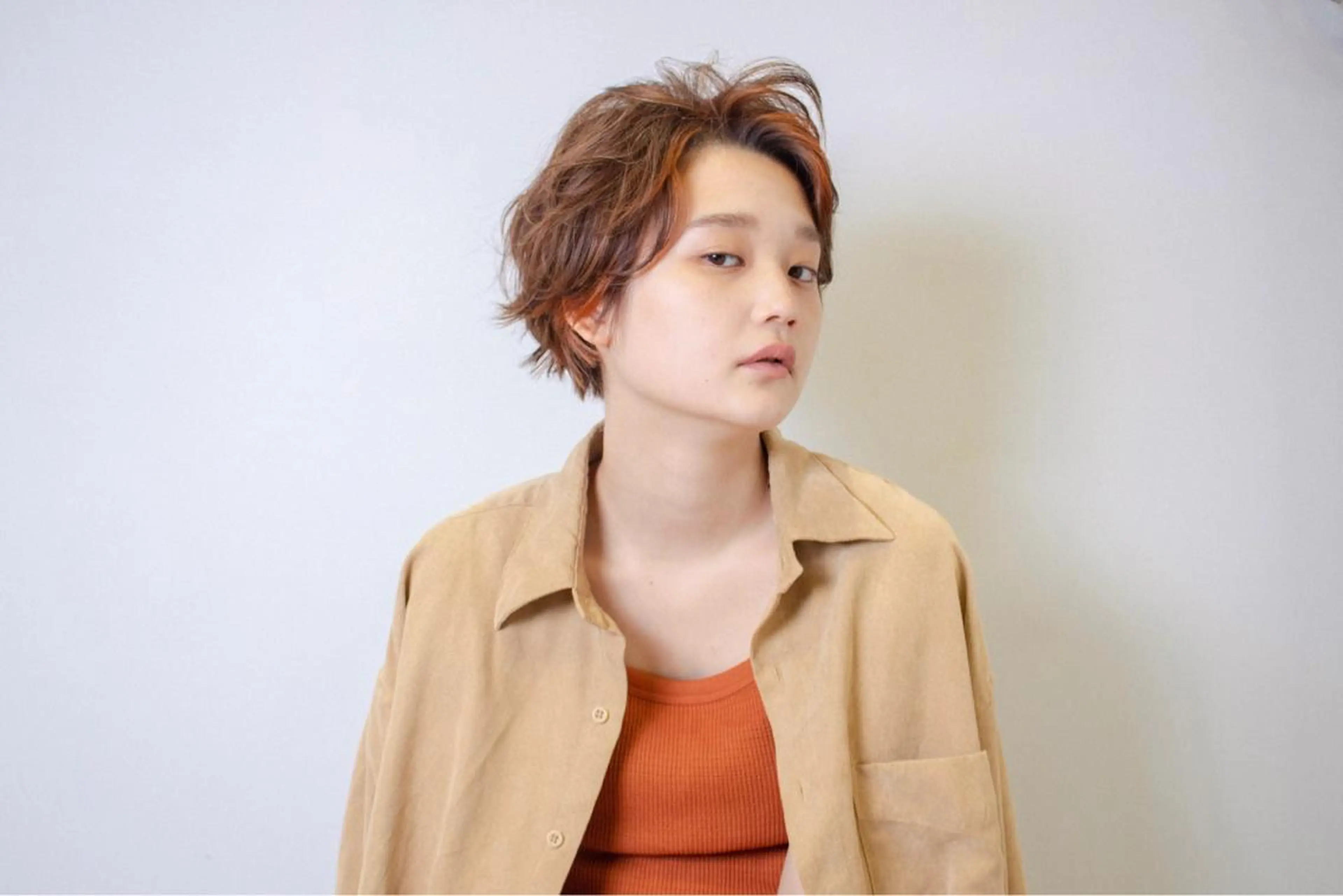 ショート カラー gite カワムラナオキのヘアスタイル