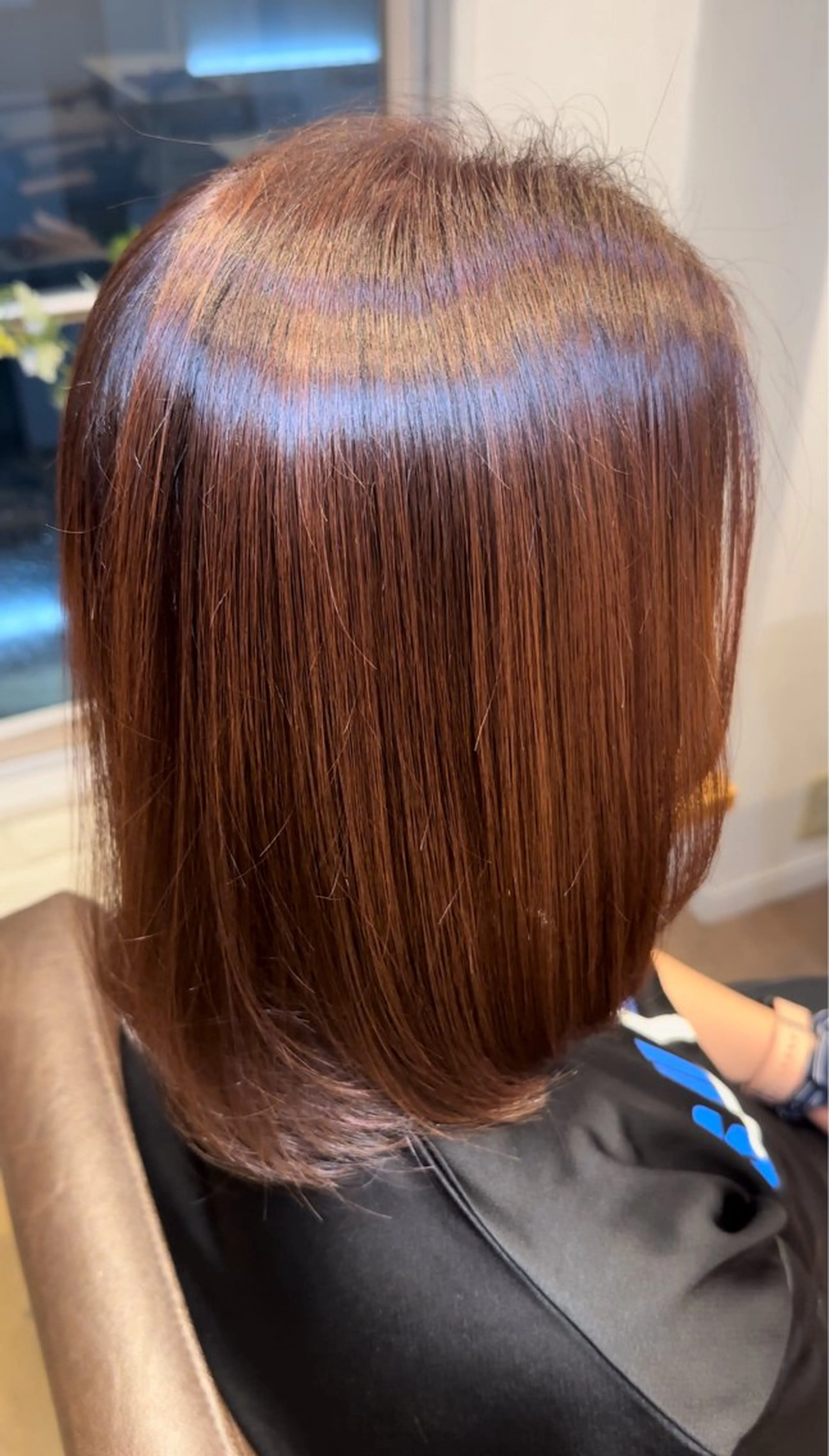 ミディアム カラー カシス オレンジ BANDE 水崎 悟のヘアスタイル