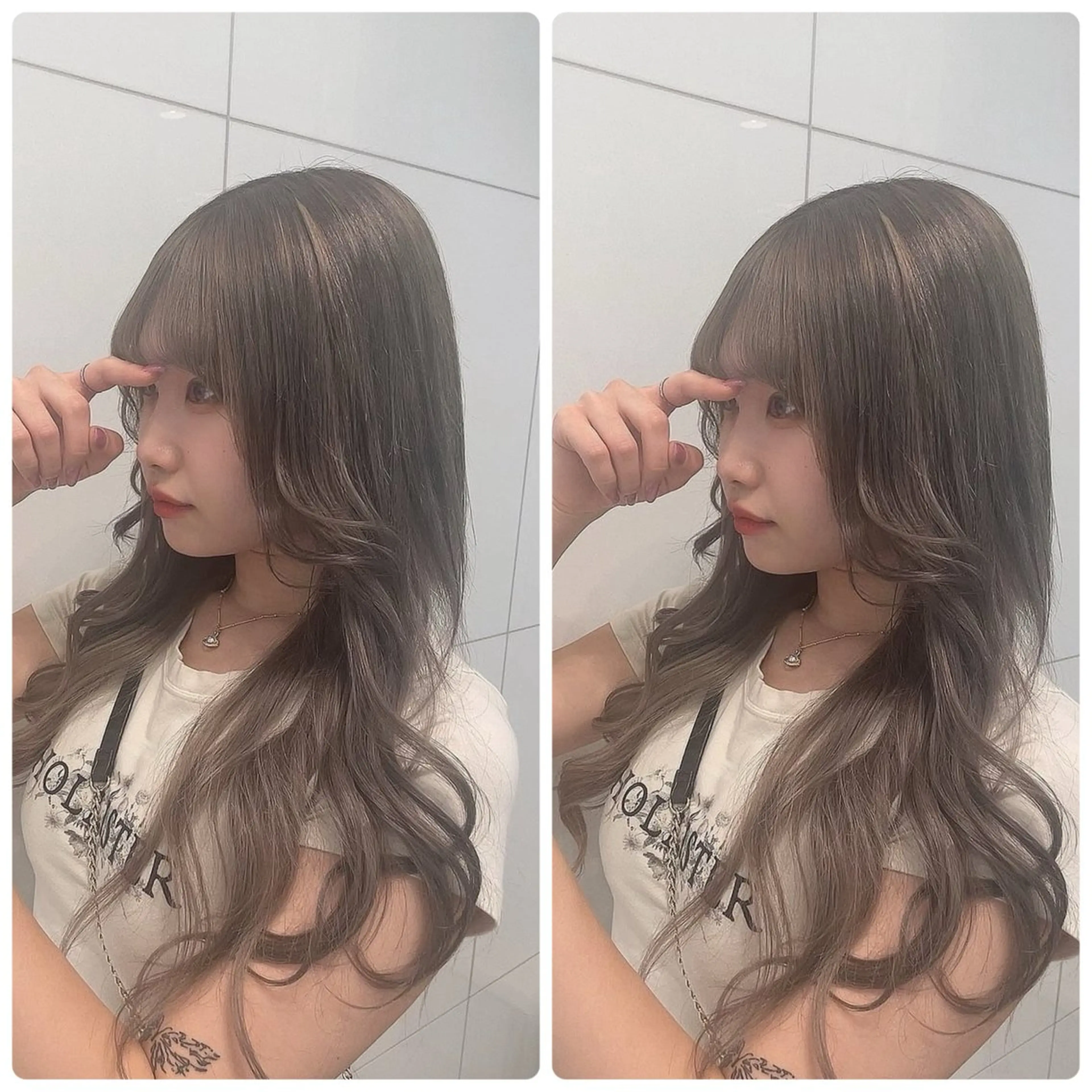 ロング ヘアカラー 🦋ハイトーン🦋 石山 希理🦋のヘアスタイル