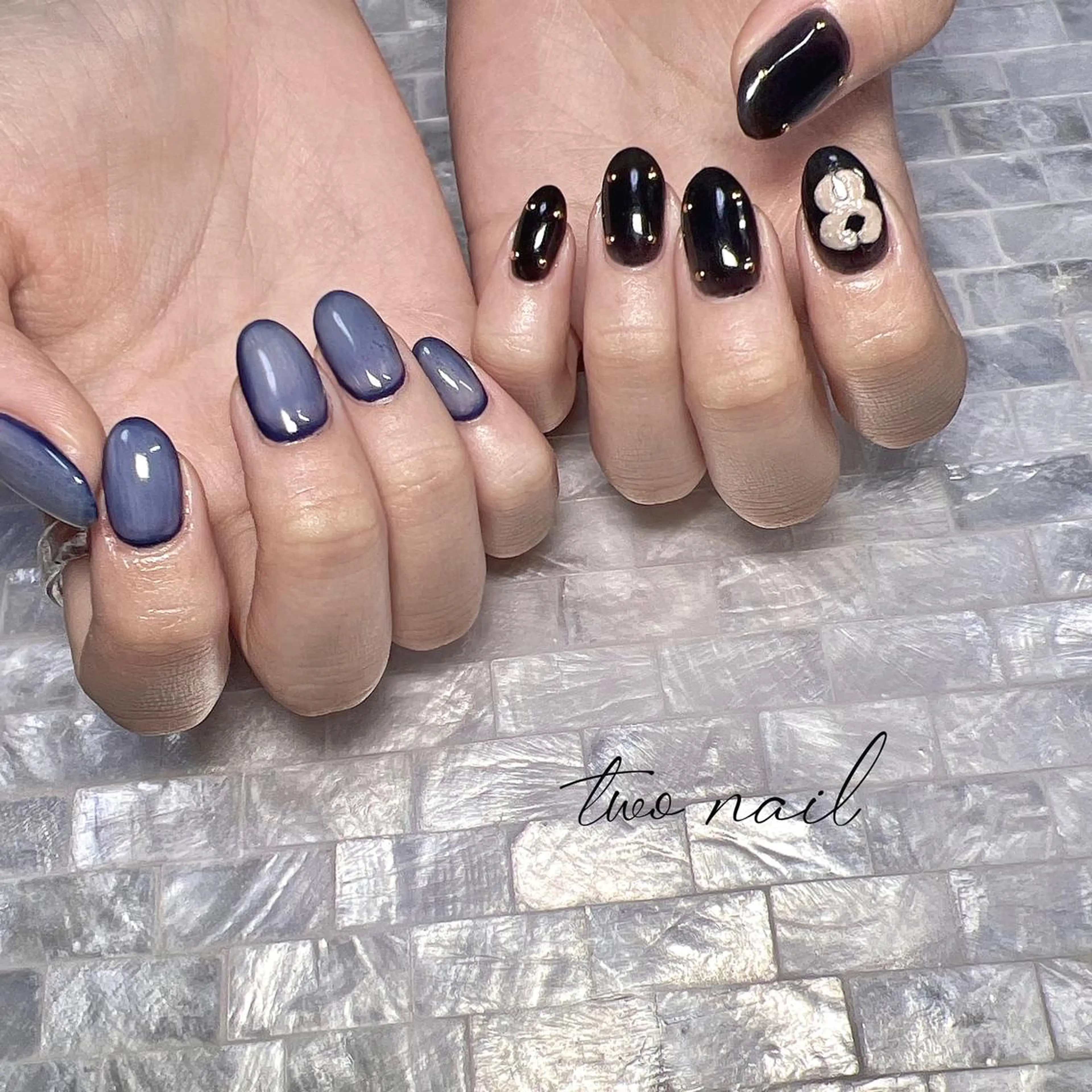 ネイル アートネイル フットネイル ハート ニュアンスネイル オフィスネイル フットネイル two nailのネイルデザイン