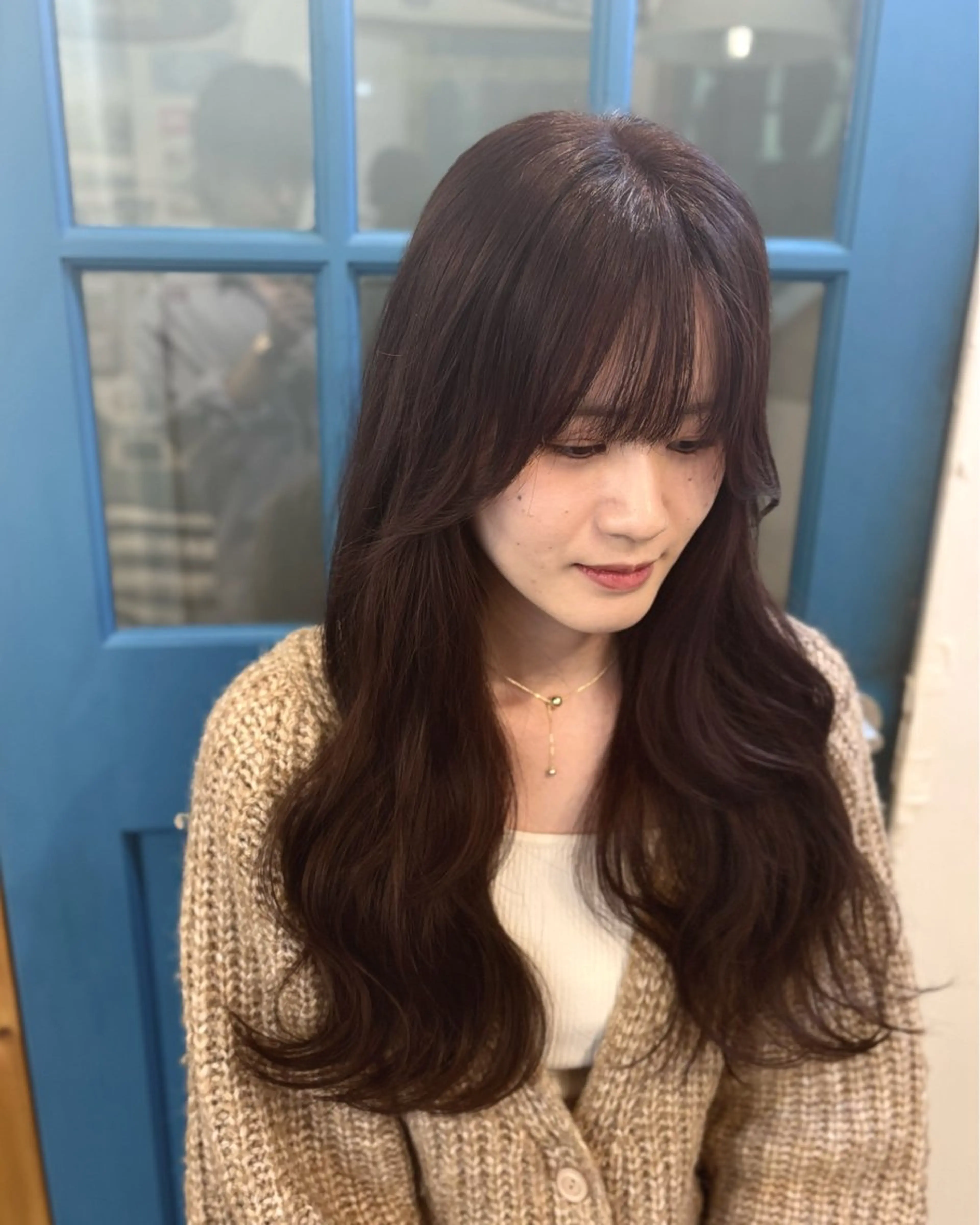 ロング カラー ブラウンカラー ラベンダーカラー カット ヘアカラー トリートメント ショート、韓国メンズ ヘアのかつらぎのヘアスタイル
