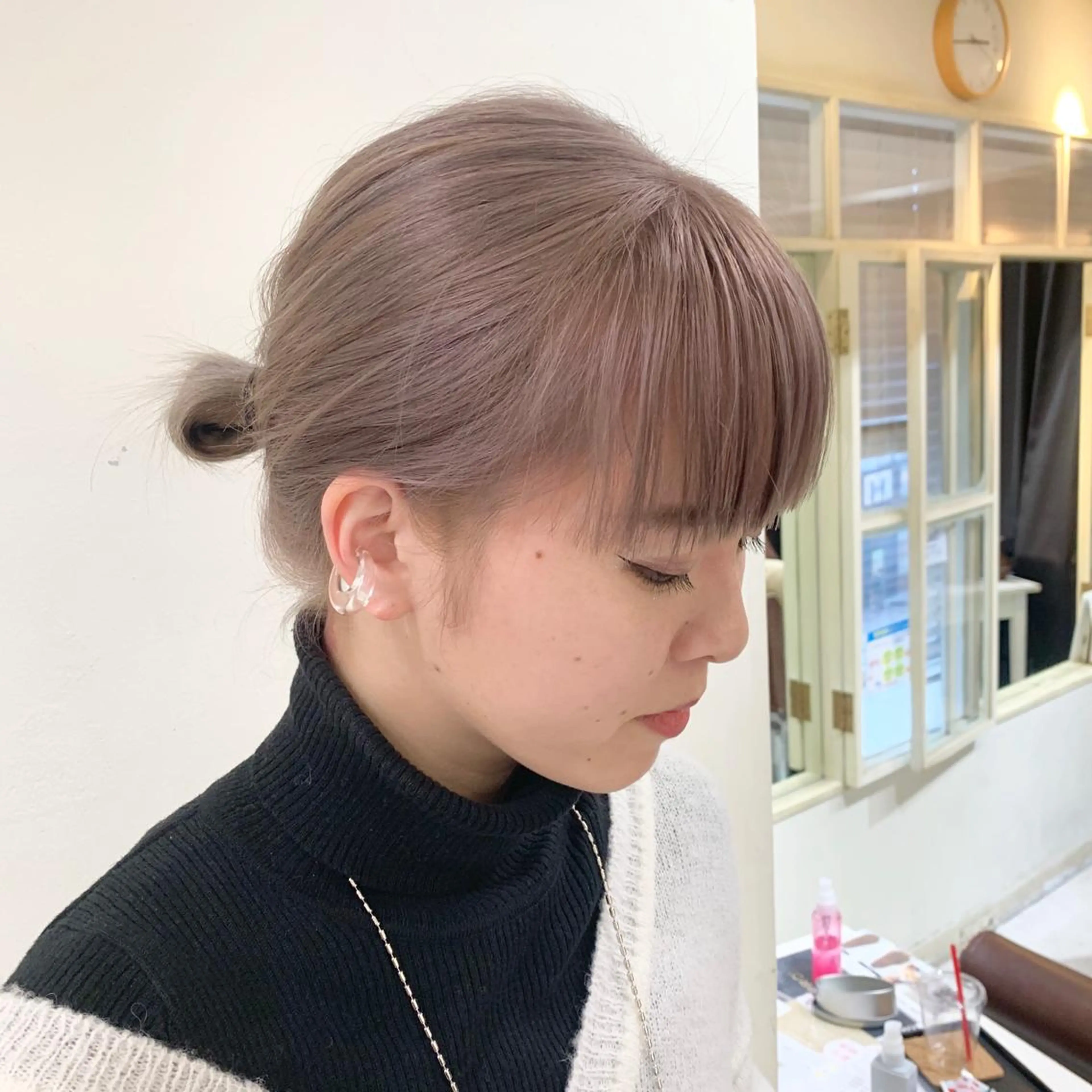 カラー ハイトーンカラー カット ヘアカラー トリートメント 窪田 椋介のヘアスタイル