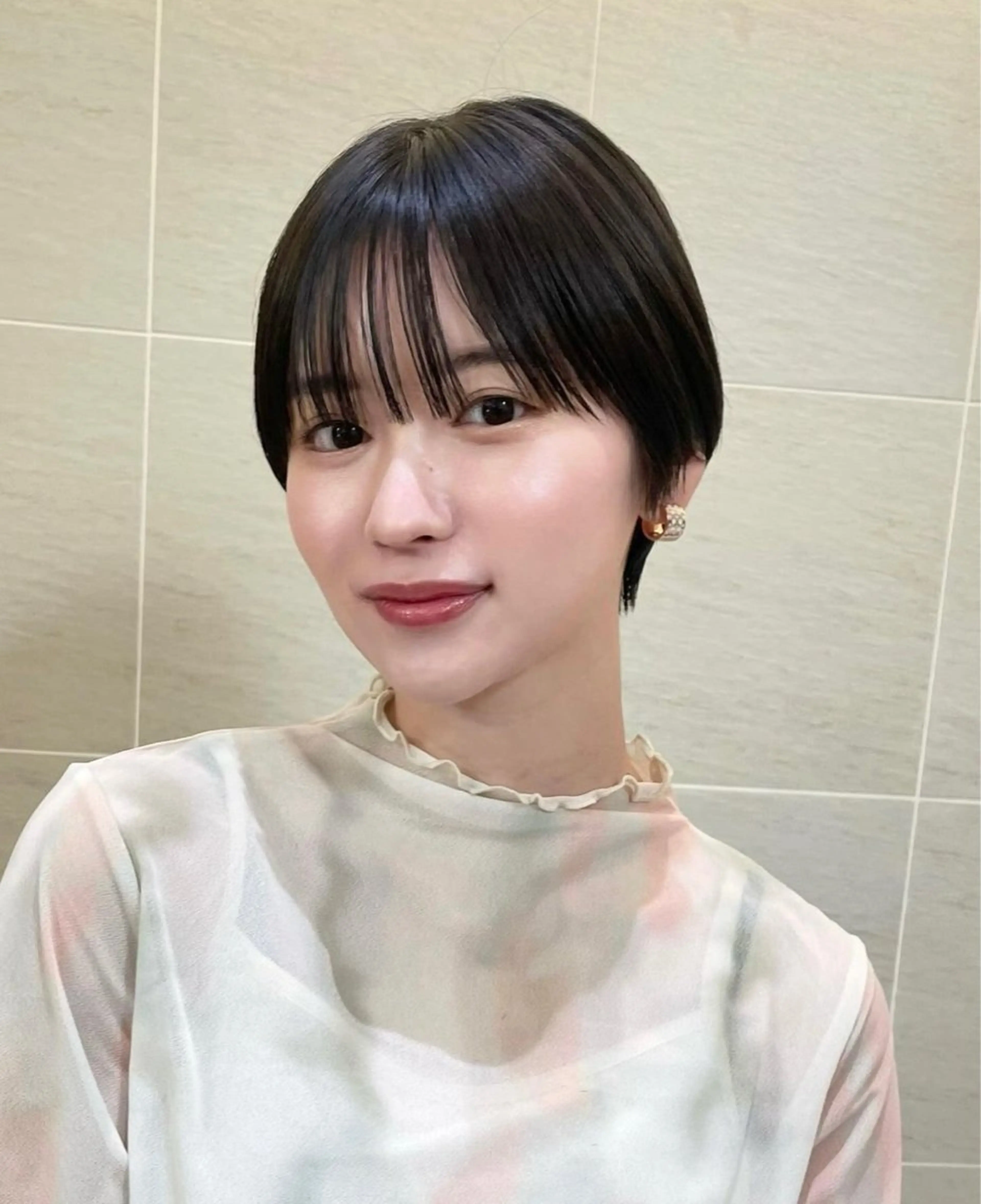 ショート カラー ショートヘア 撮影モデル様募集 直樹のヘアスタイル