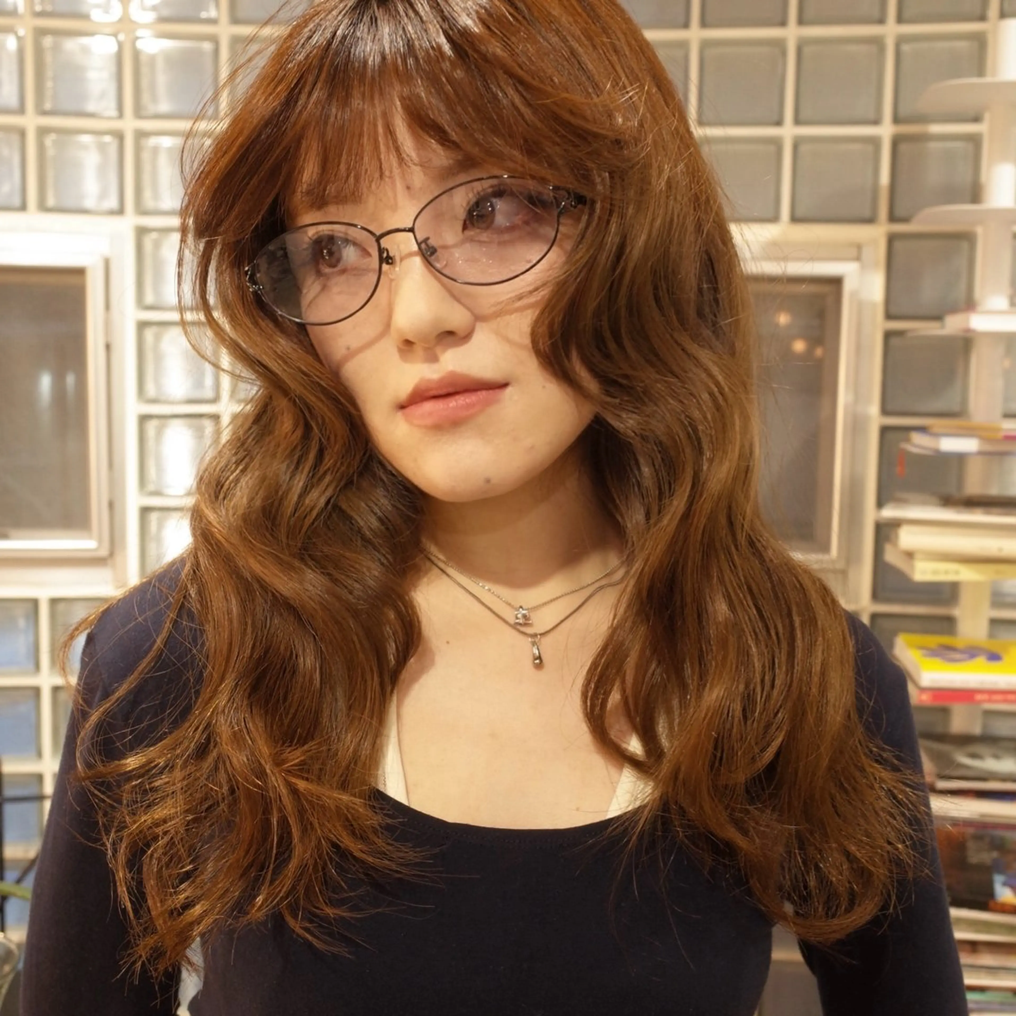 ロング 顔周りカット ヘアセット ハイトーン/ベージュ 𝙨𝙖𝙠𝙞のヘアスタイル