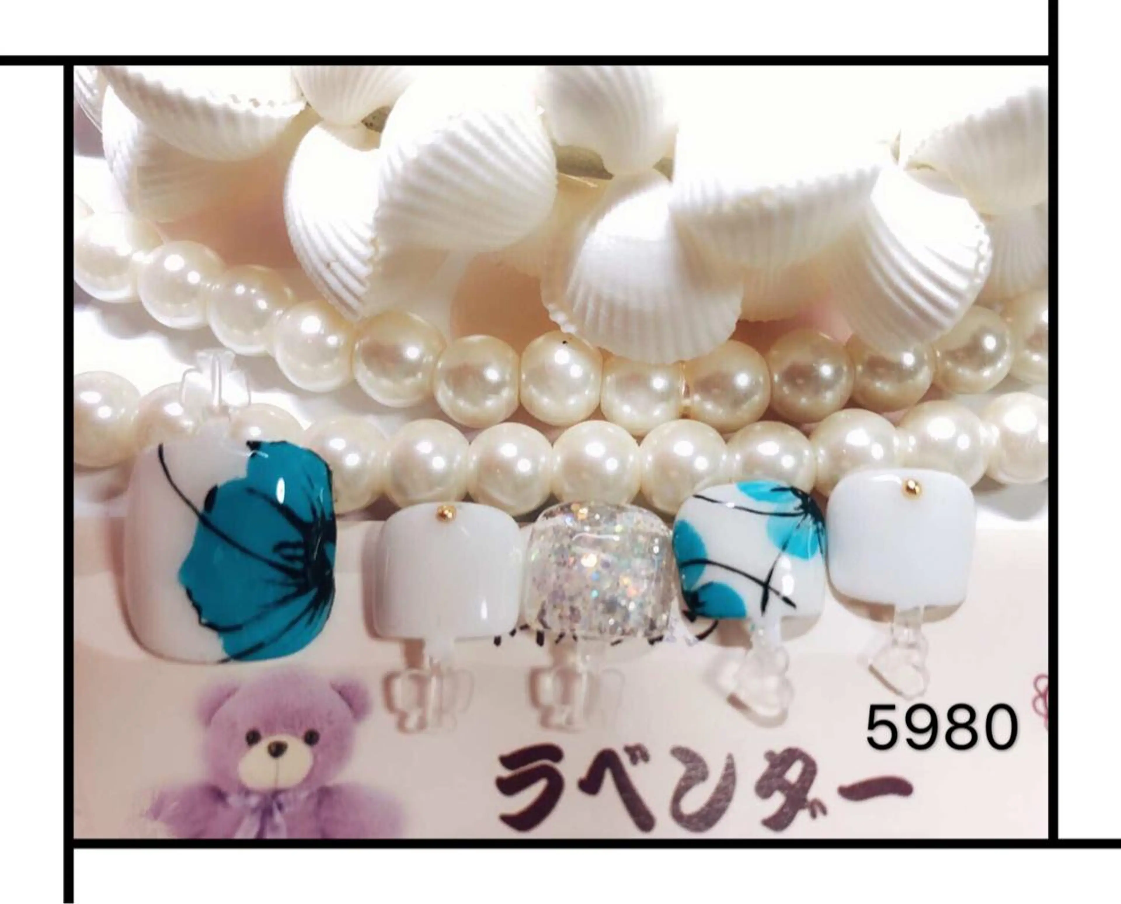 ネイル ラベンダー💖日暮里 ルル💖ネイルのネイルデザイン