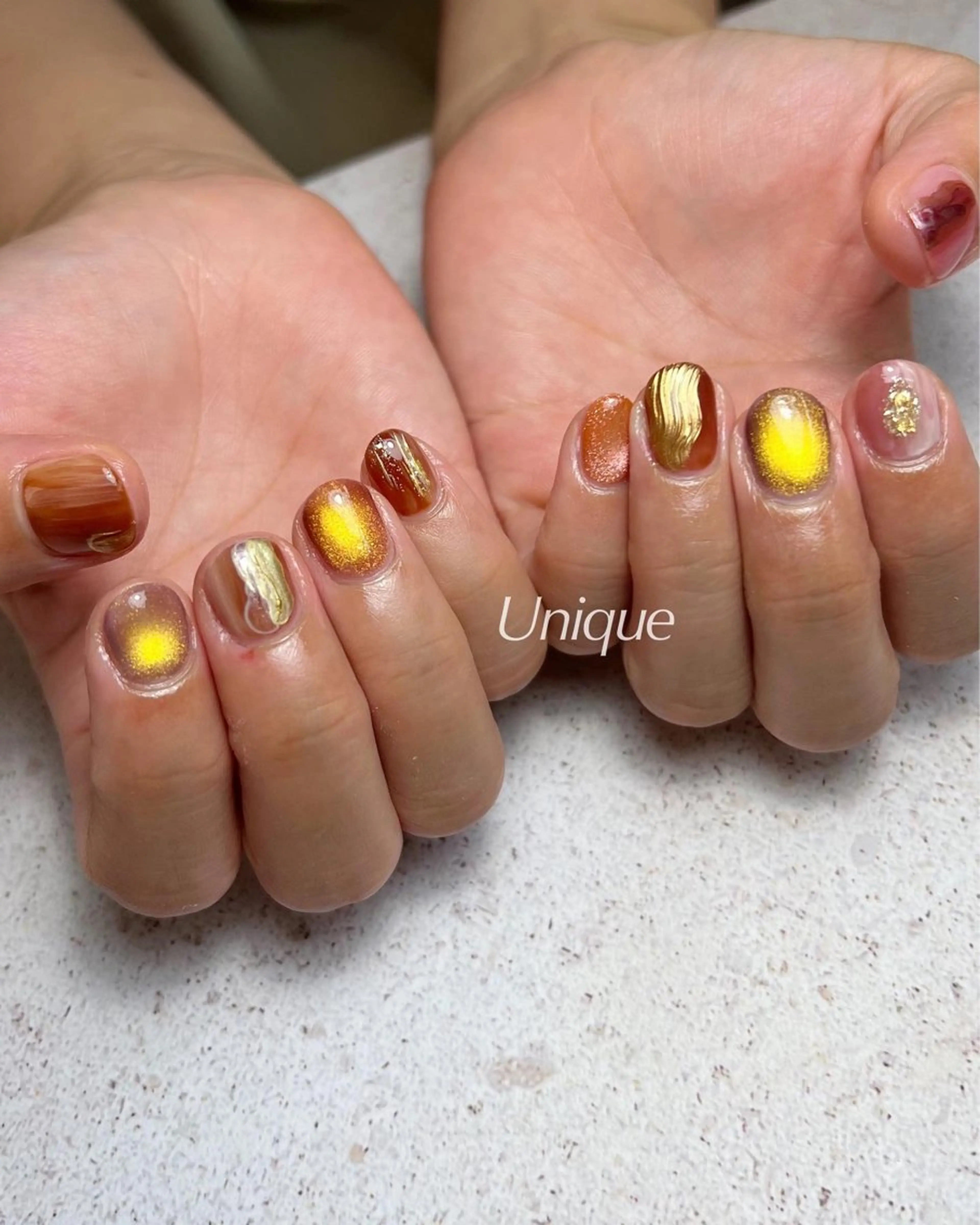 ネイル ハンドネイル Unique 【ユニーク】のネイルデザイン