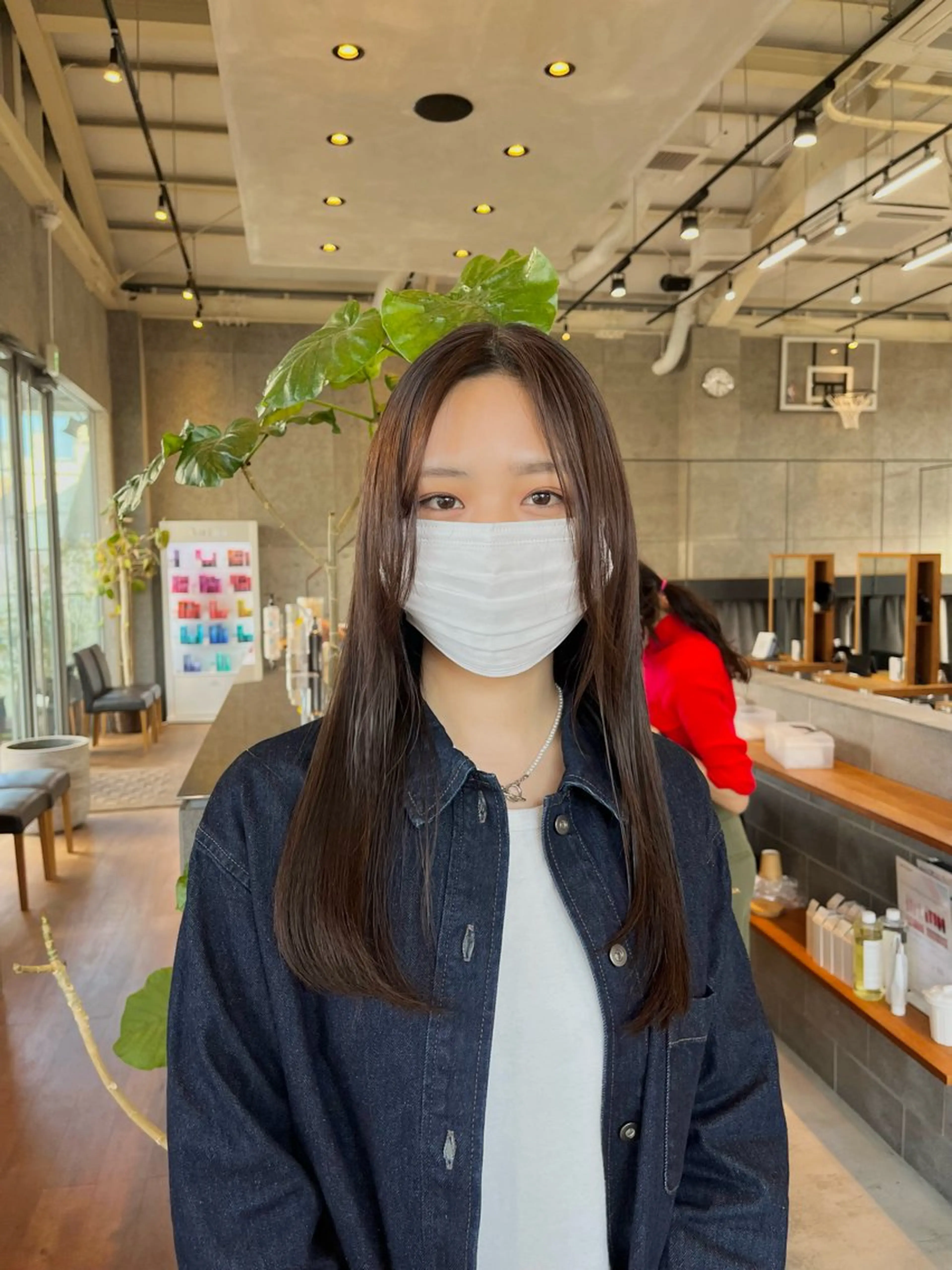 💃サラサラストレートヘア💃縮毛矯正＋1stepトリートメント【ストレートパーマ．韓国風．艶髪】の写真