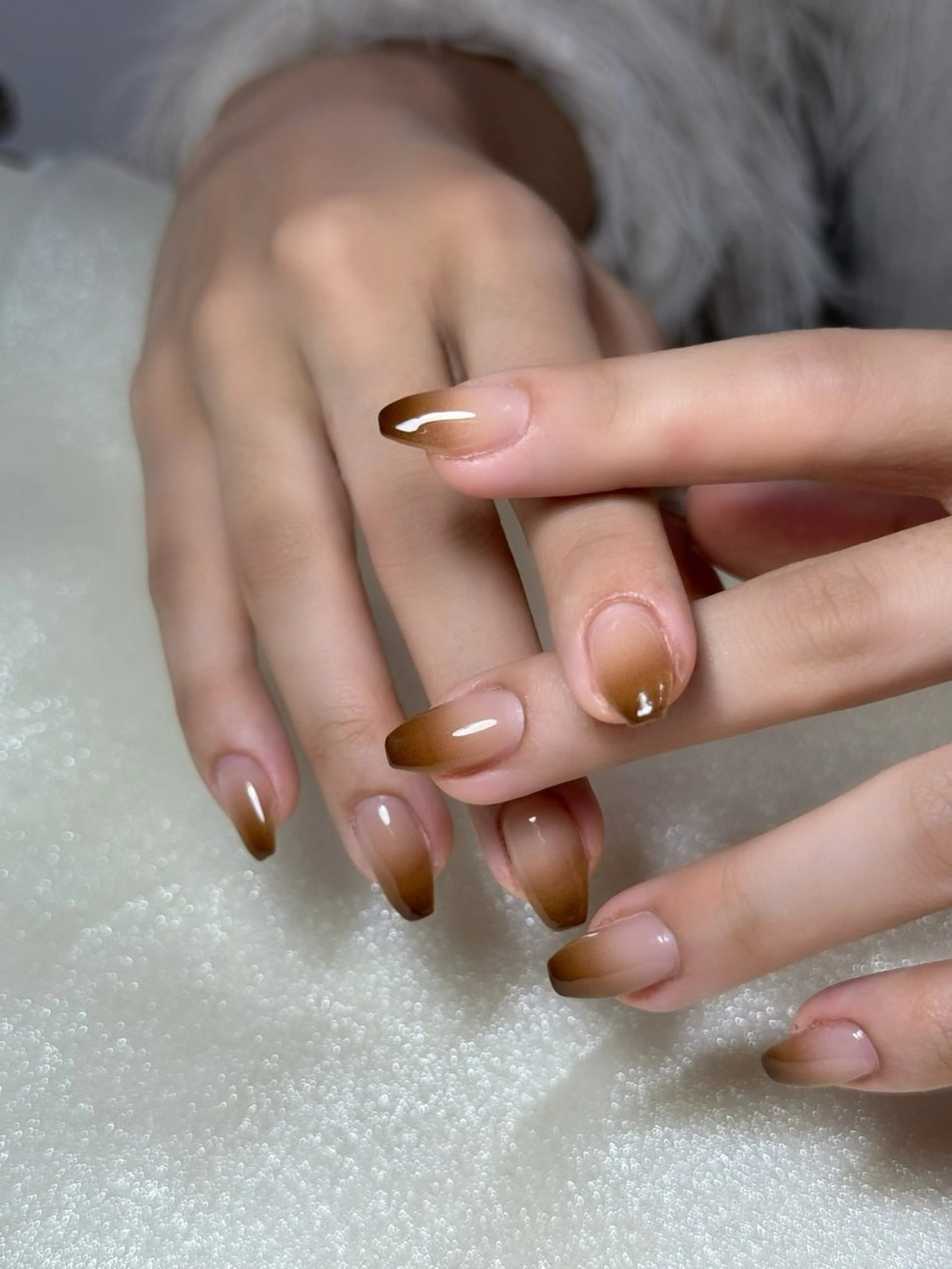 ネイル ジェルネイル グラデーション ハンドネイル tou_kyoto kiyokaのネイルデザイン