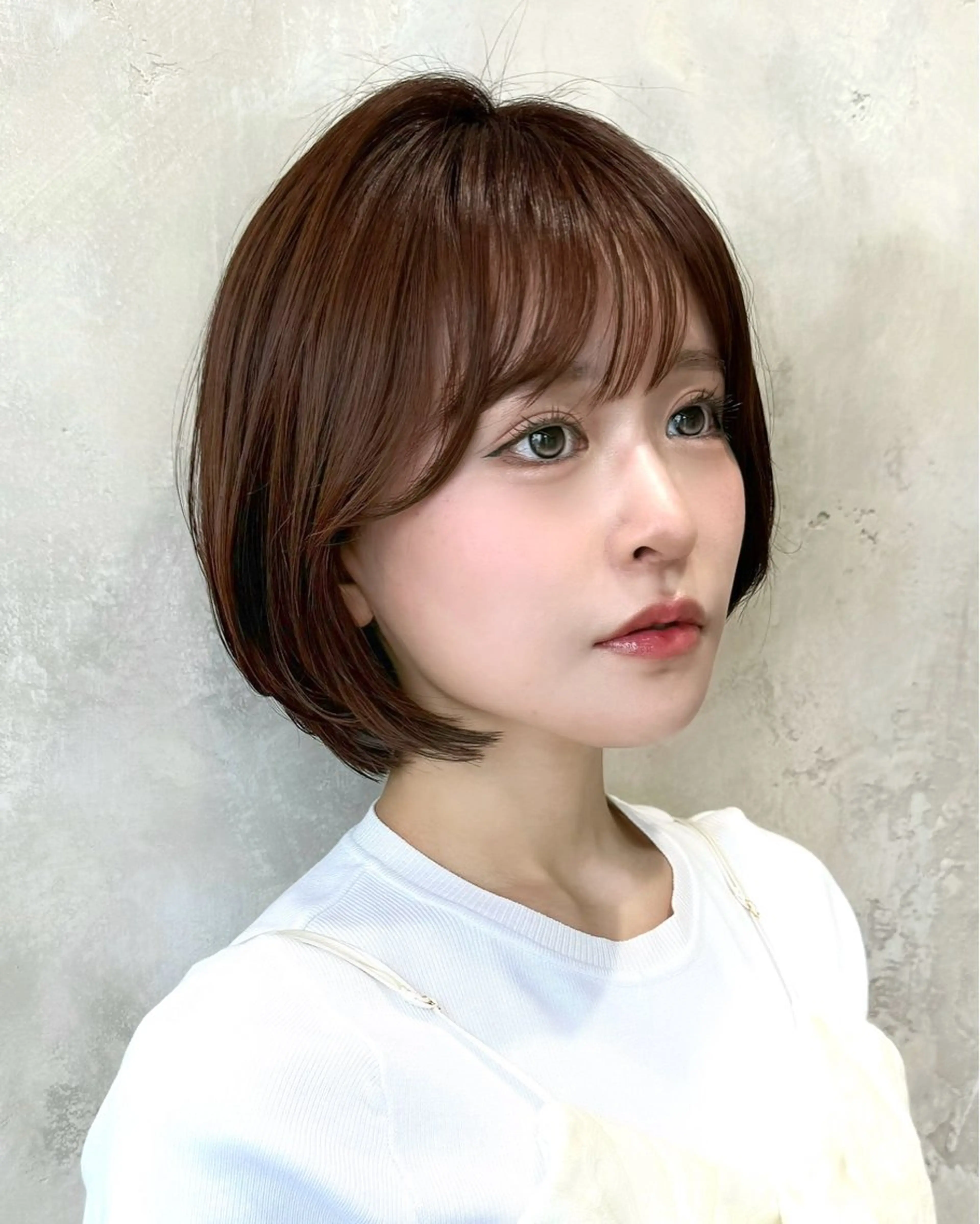 ショート カラー カット ヘアカラー トリートメント 💍新宿ショート 💍岩田莉奈のヘアスタイル