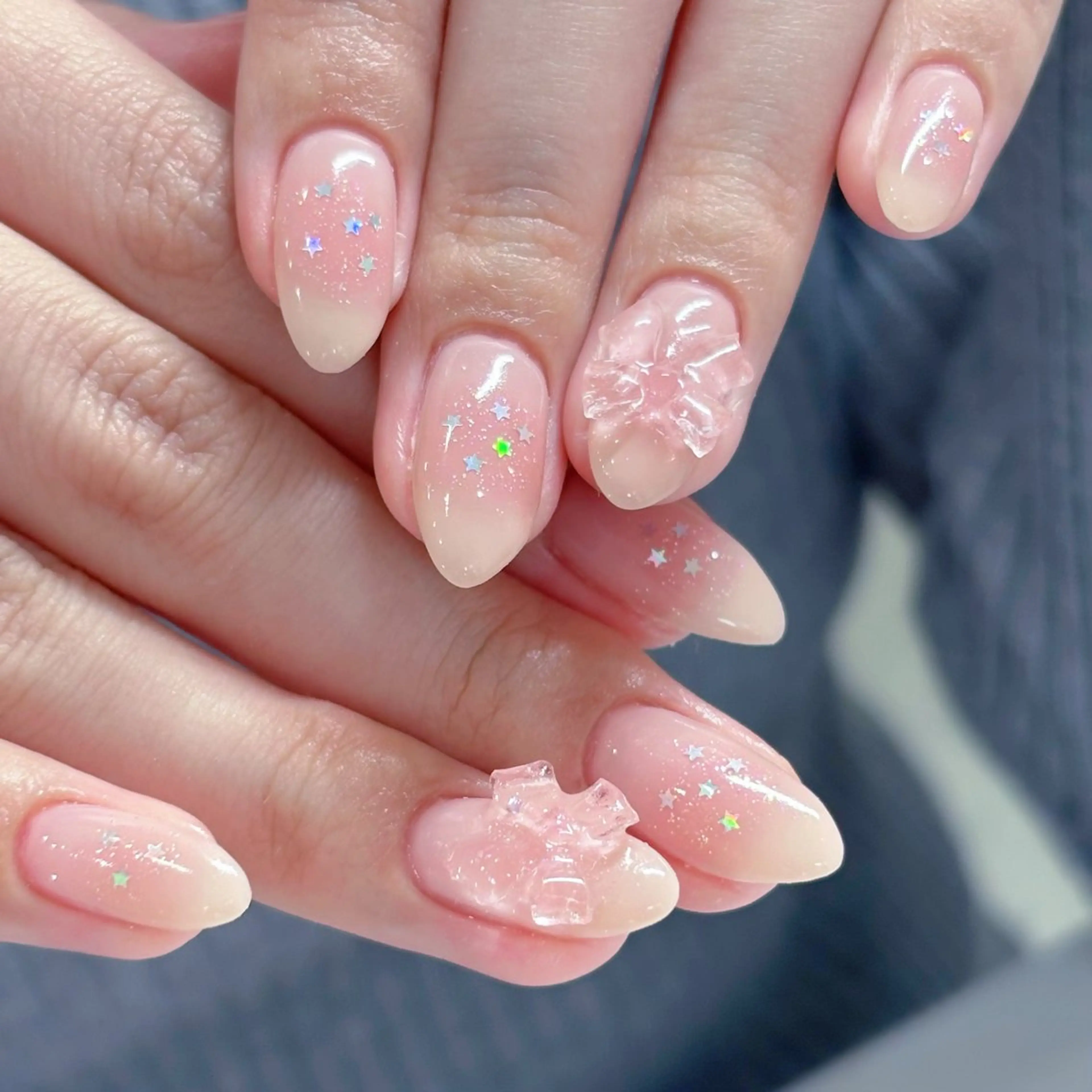 ネイル ハンドネイル 🩰ミキ/韓国♡ 大人girlyネイルのネイルデザイン