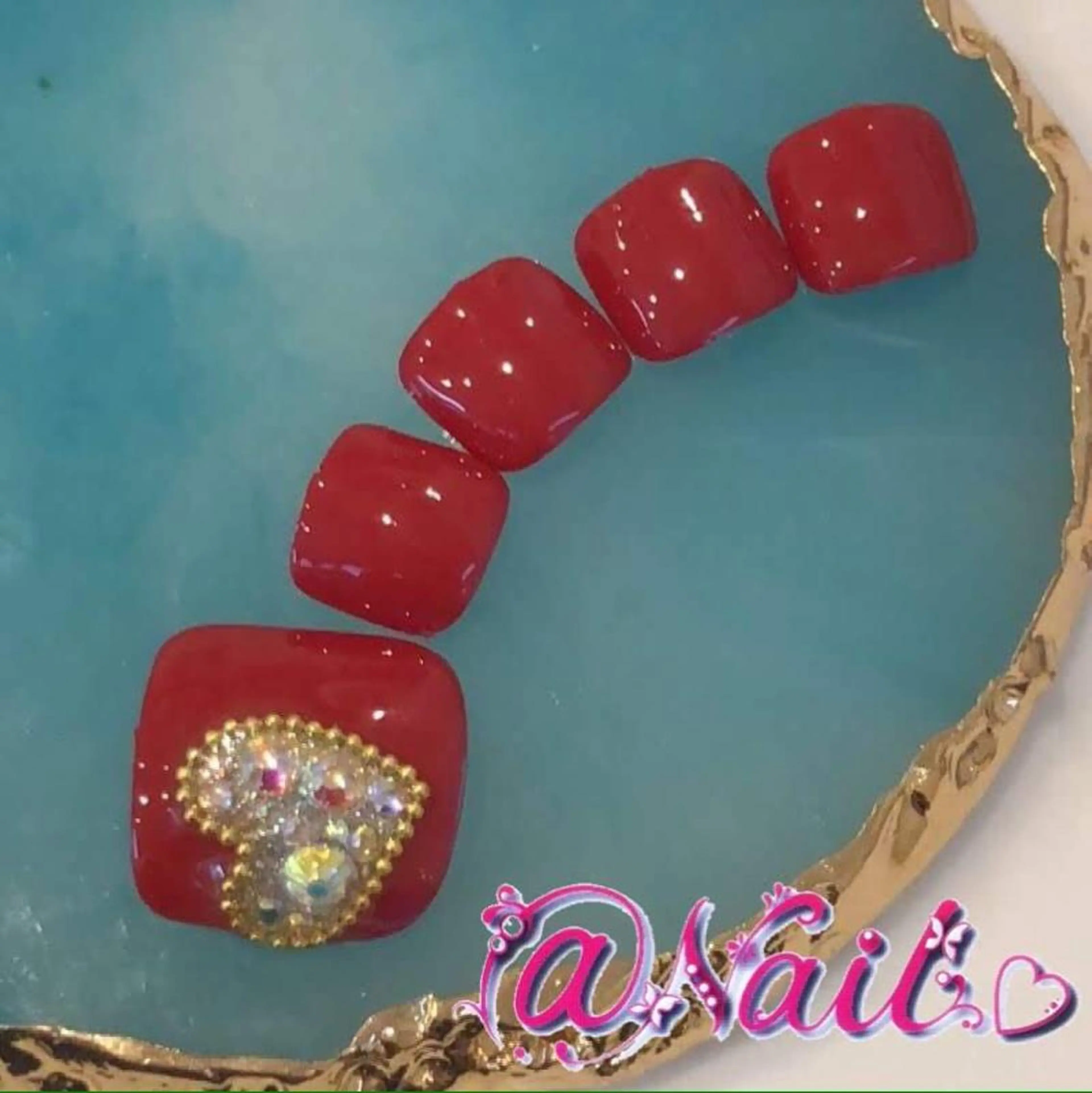 ネイル ネイルチップ 小尾 栞のネイルデザイン