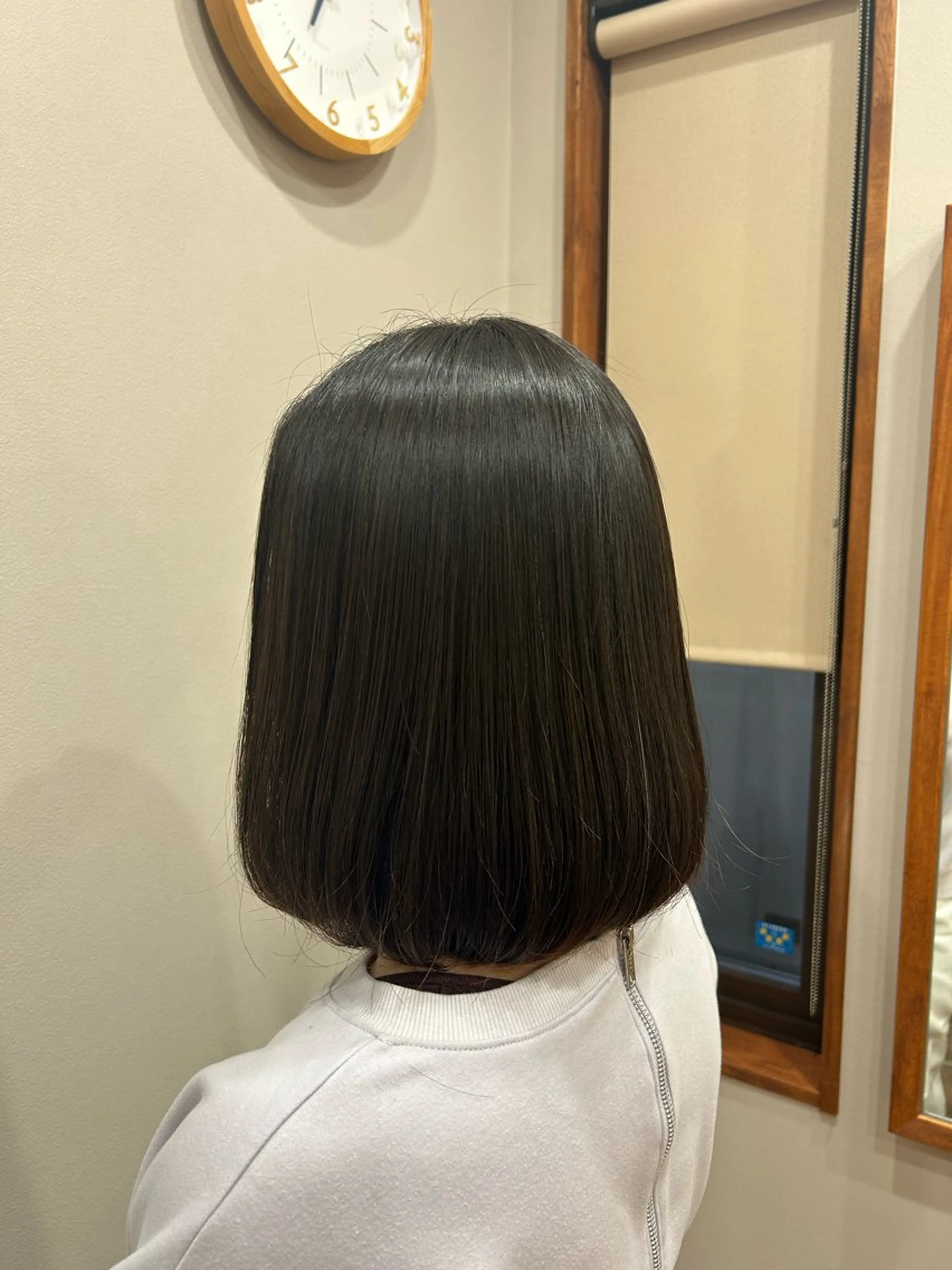 ミディアム 縮毛矯正 Jamme /齋藤 若菜のヘアスタイル