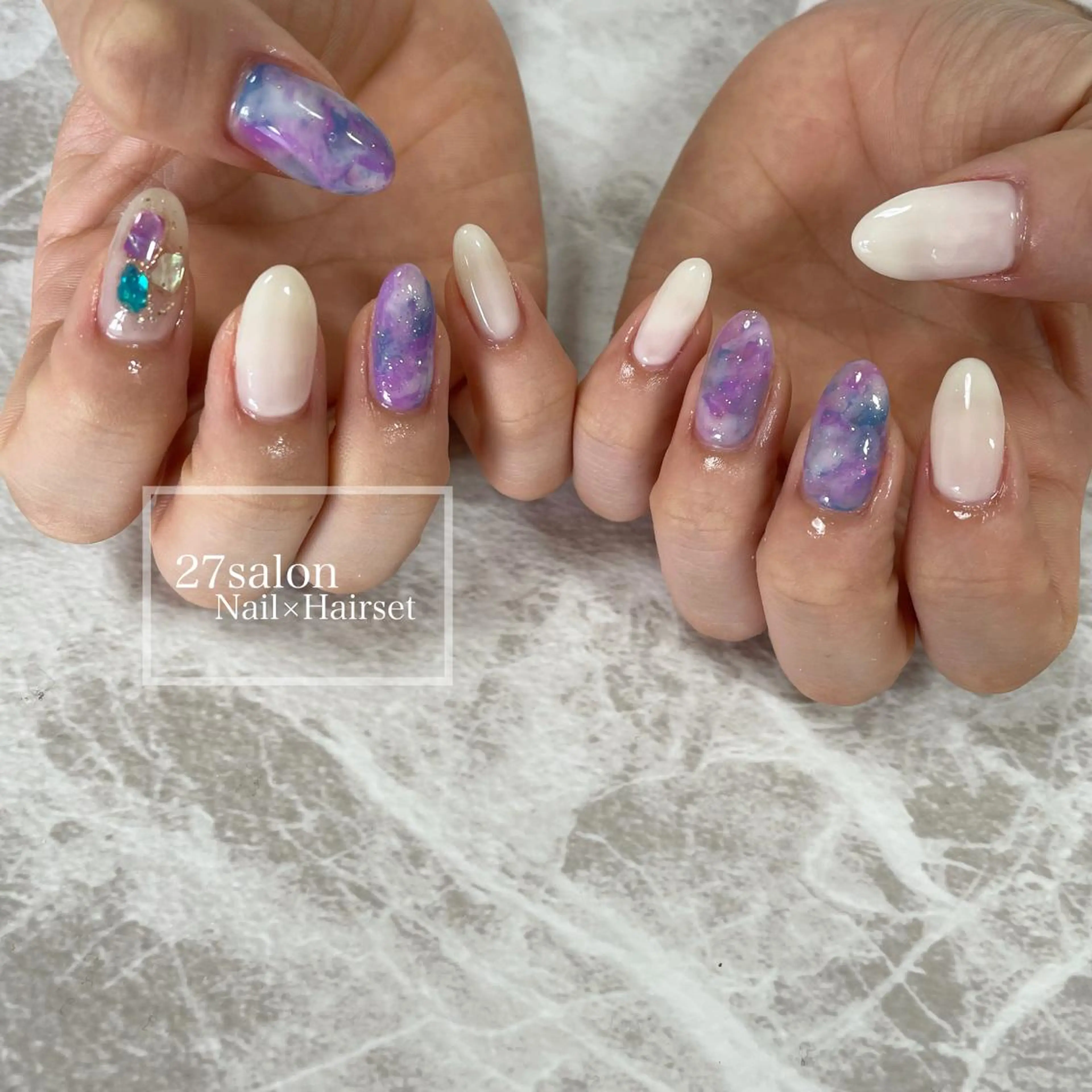 ネイル アートネイル 27salon yuinaのネイルデザイン